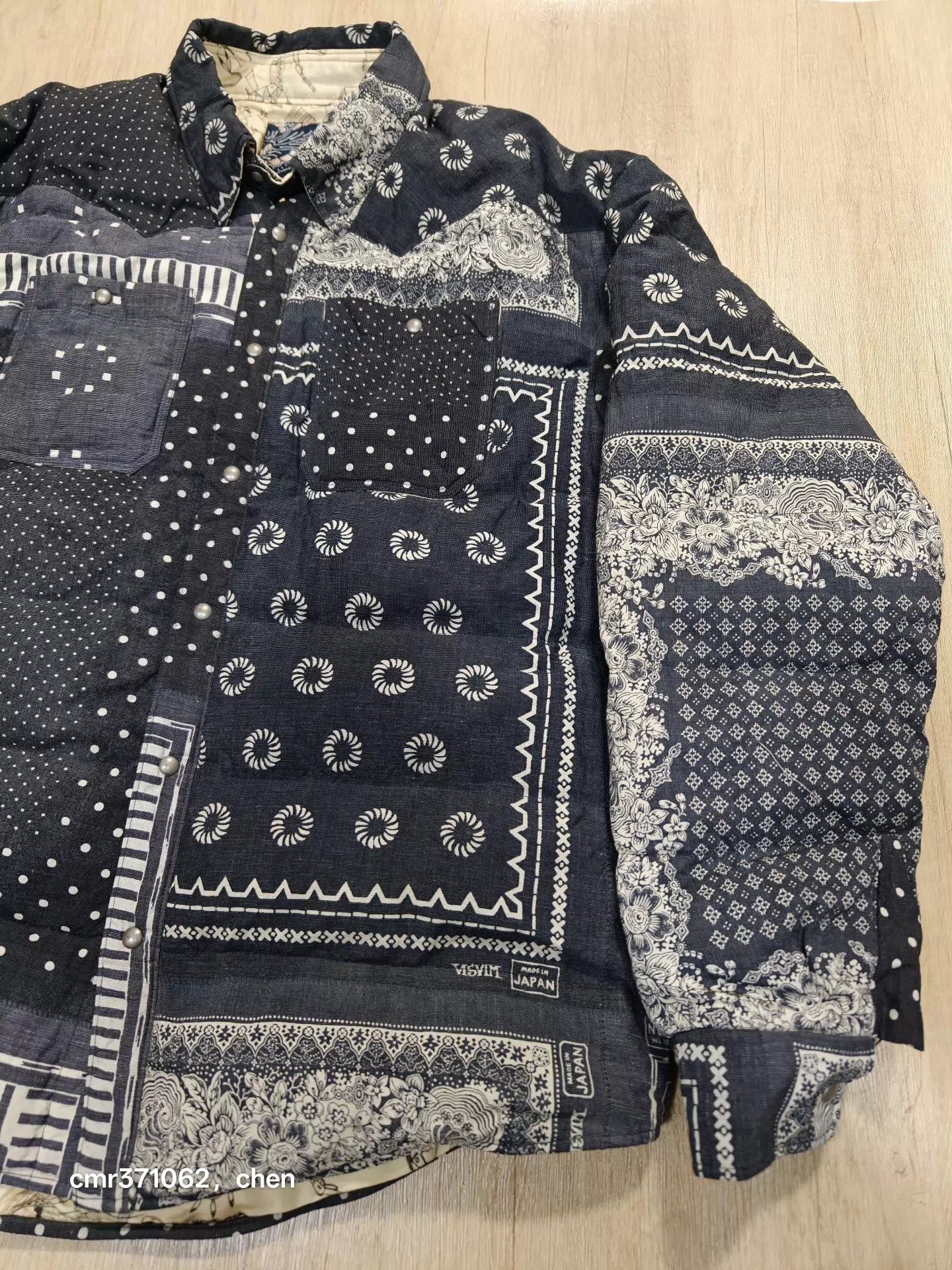 Visvim visvim 23 ICT kerchief down jkt bandana black 3 95 New Size US L / EU 52-54 / 3 - 3 Thumbnail
