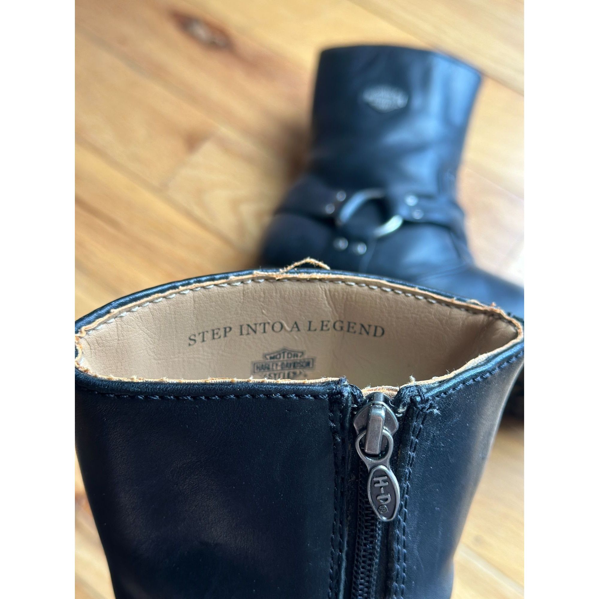 Harley Davidson WOMEN'S HOWELL 7" HARNESS WATERPROOF RIDING BOOTS 9.5 WOMENS Size US 9.5 / EU 42-43 - 7 Thumbnail