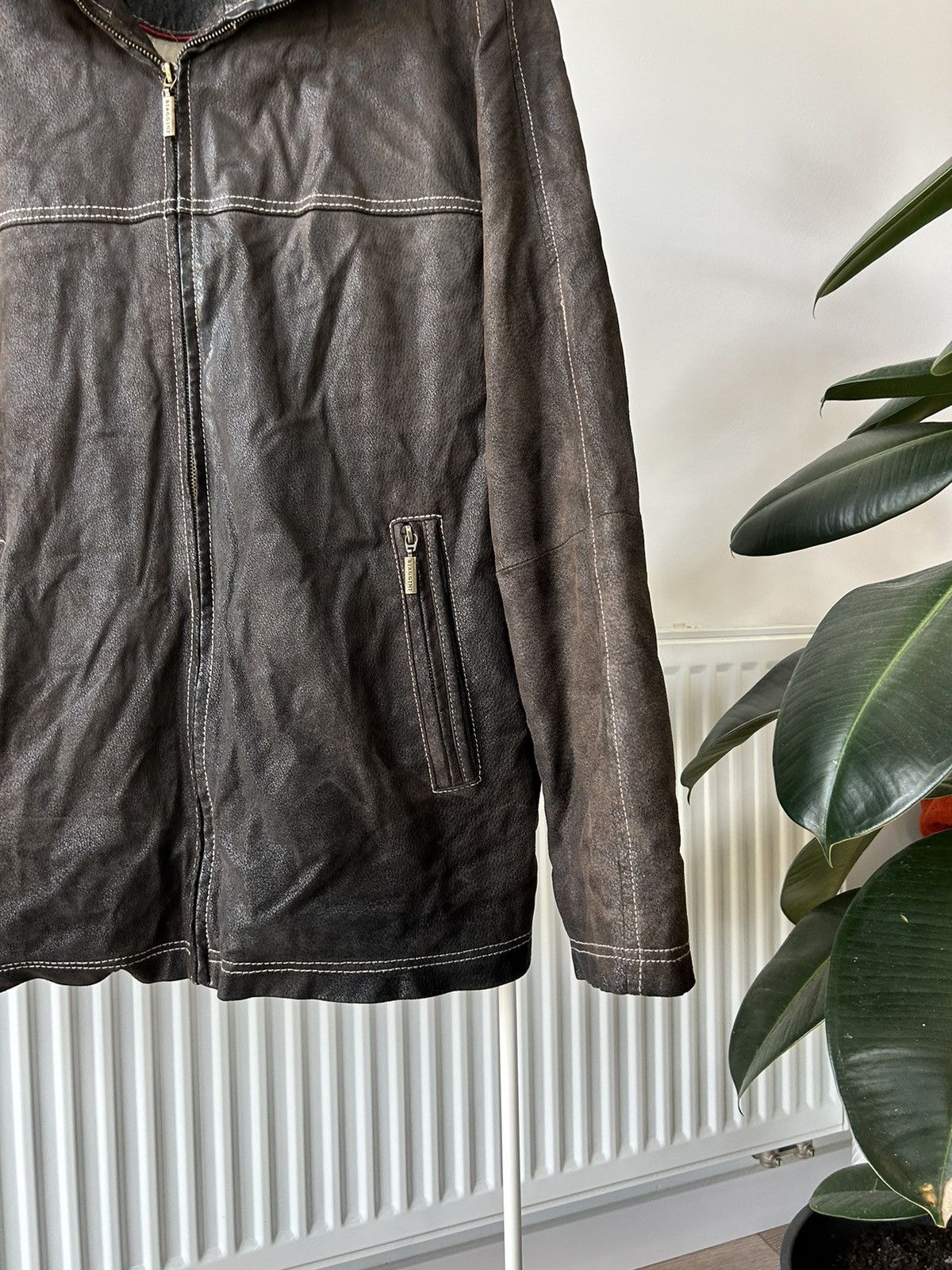 Genuine Leather × Vintage Vintage Schott Style Leather Jacket Size US L / EU 52-54 / 3 - 2 Thumbnail