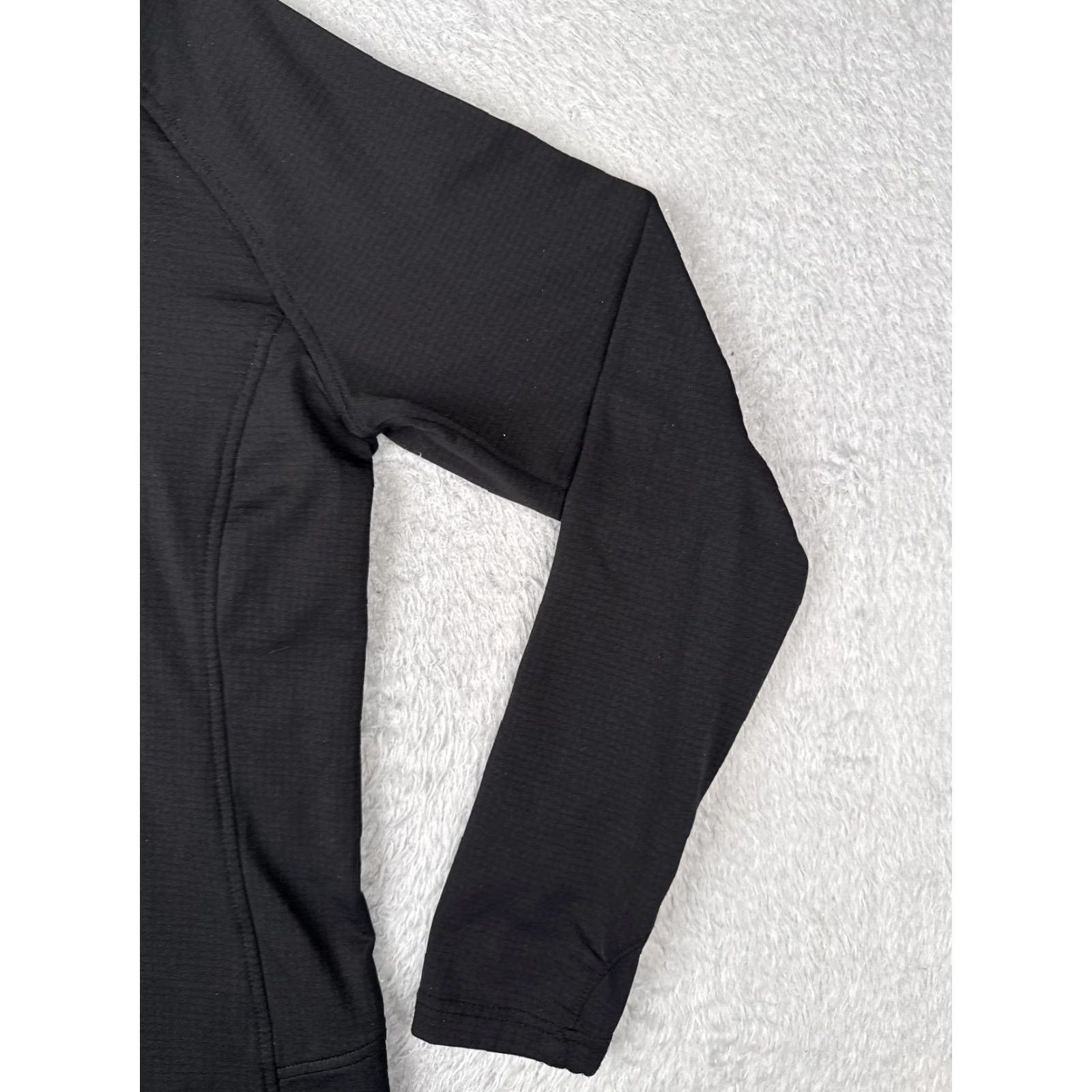 The North Face The North Face Pullover Womens XL Black 1/4 Zip Fleece Grid DLA Piper Logo Activewear Size XL / US 12-14 / IT 48-50 - 2 Thumbnail