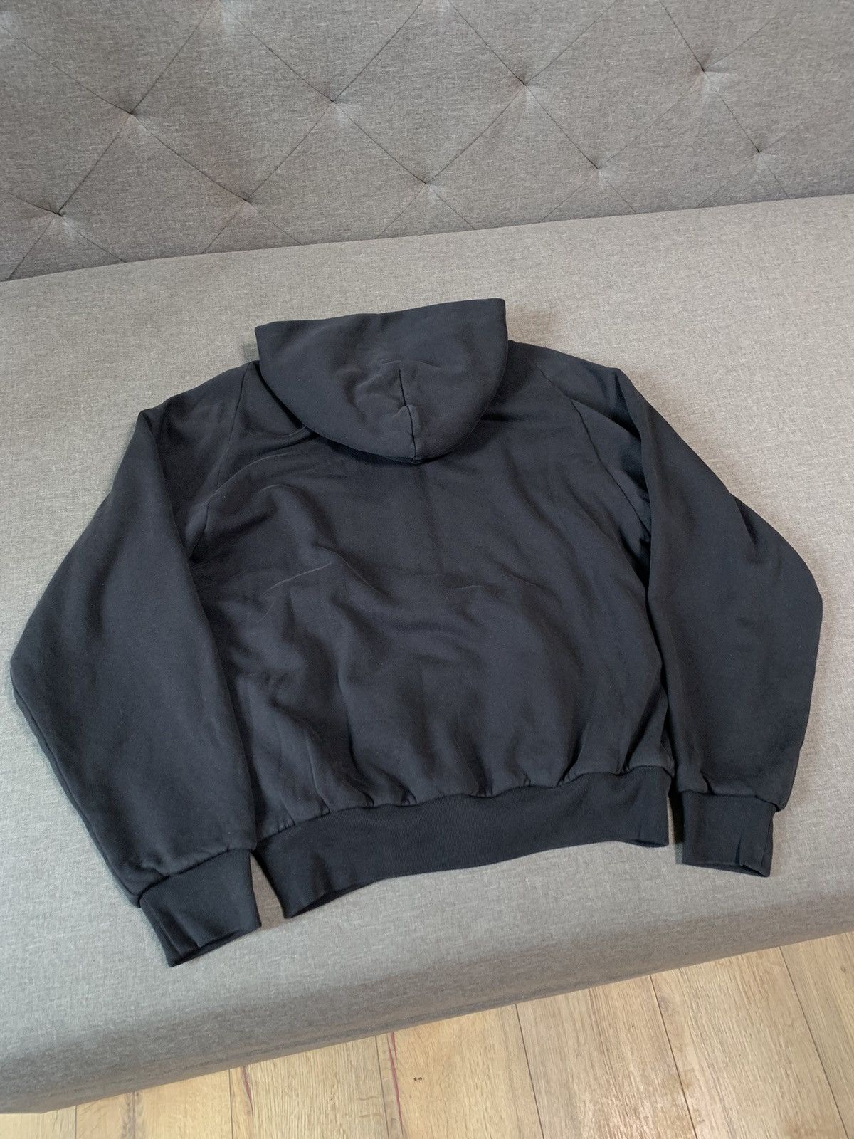 Gap × Kanye West × Yeezy Season Yeezy Gap Balenciaga Unreleased Black  Washed Zip Hoodie | Grailed