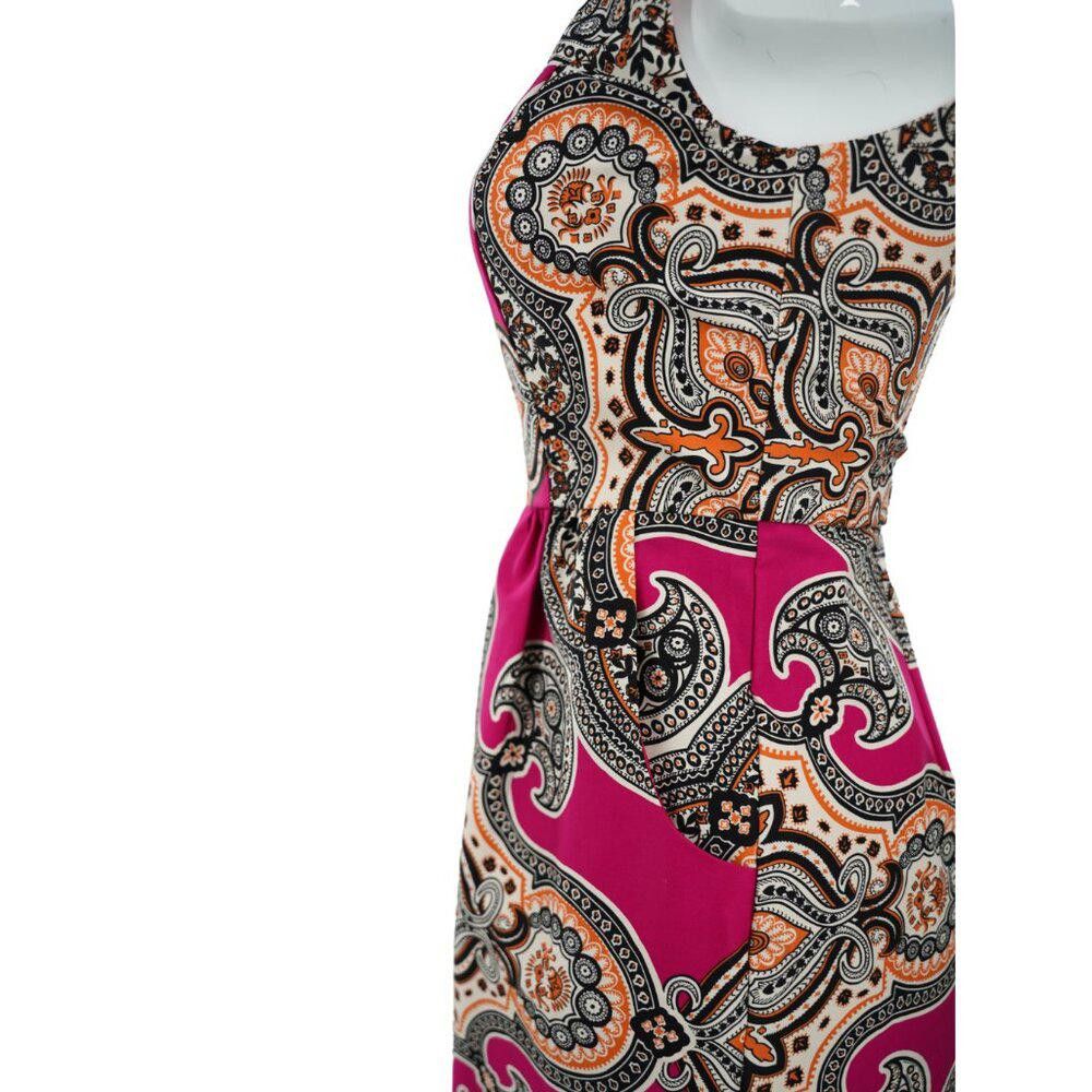 Designer Anthropologie Paisley Print Cocktail Dress Size 0 Size XS / US 0-2 / IT 36-38 - 4 Thumbnail