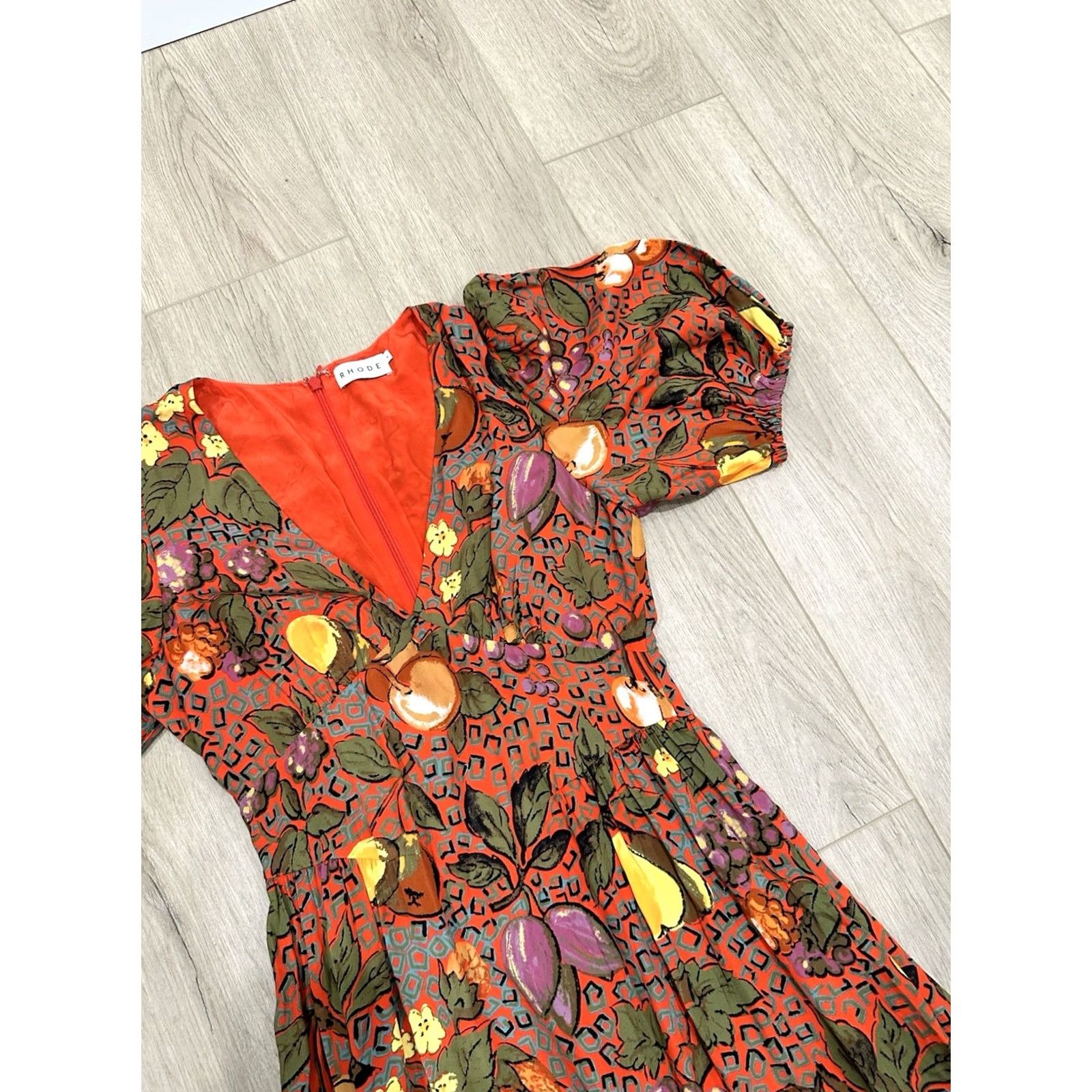 RHODE Rhode Gwenyth Dress Size 4 Highland Orchard Bramble Berry Womens Size S / US 4 / IT 40 - 3 Thumbnail