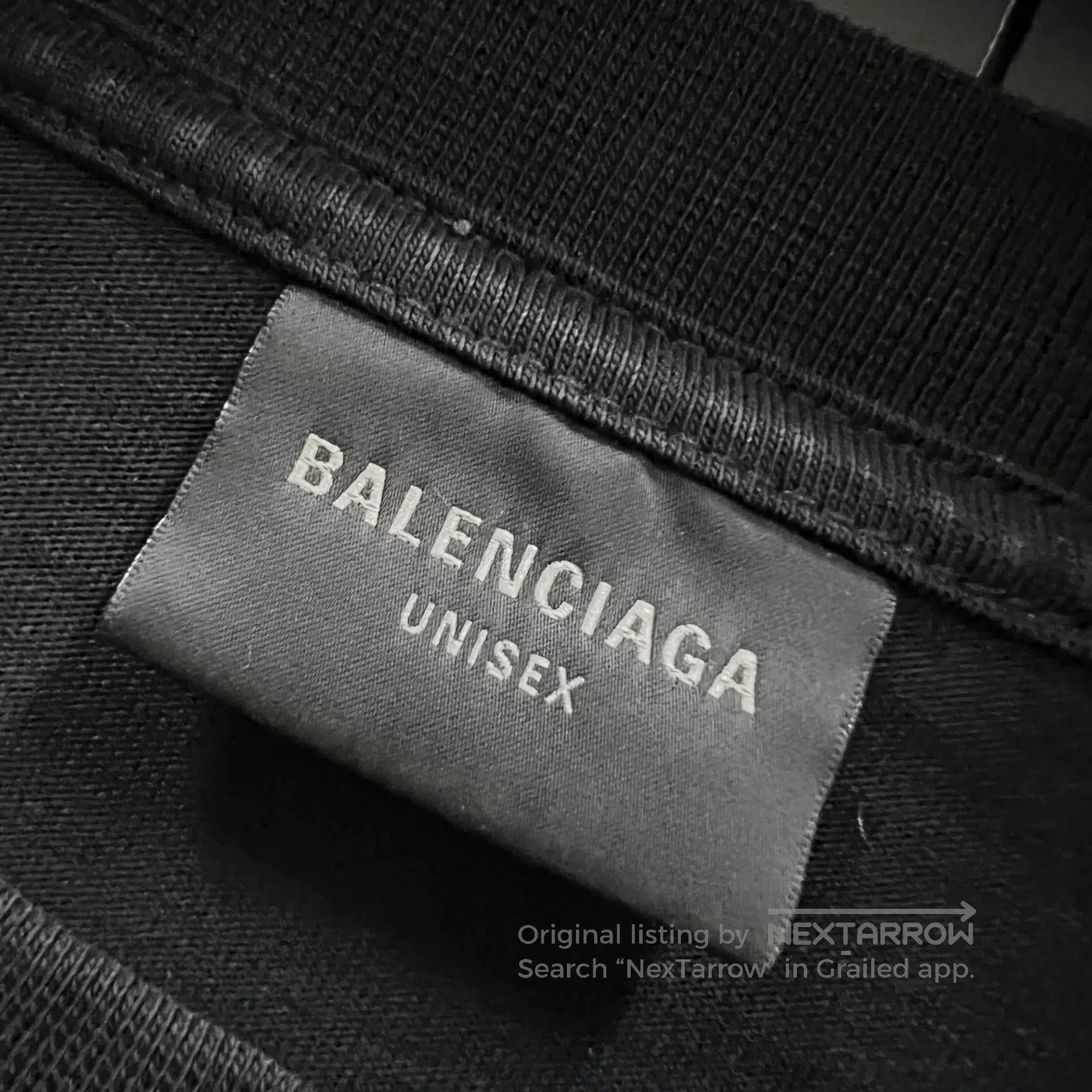 Balenciaga Balenciaga Black Logo Print Long Sleeve. Size US M / EU 48-50 / 2 - 4 Thumbnail