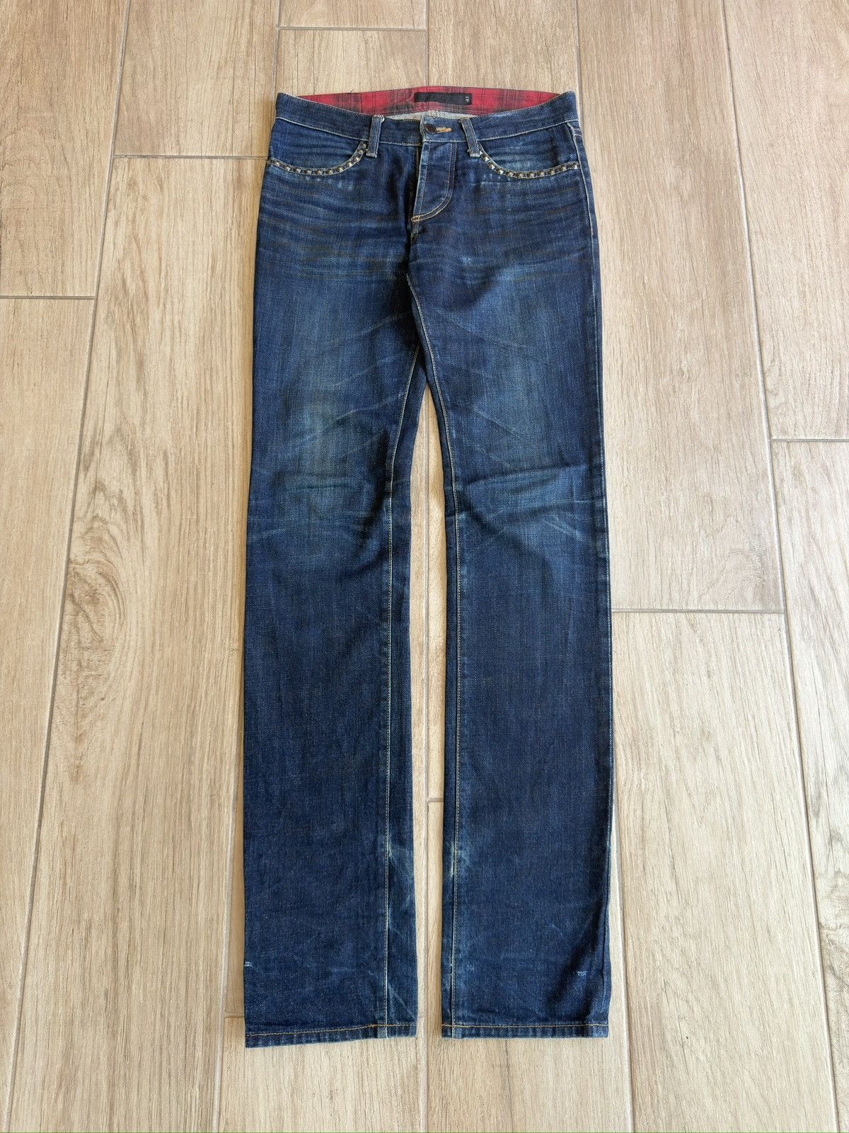 GOSTAR DE FUGA Gostar De Fuga Whiskers Denim Distressed Jeans 