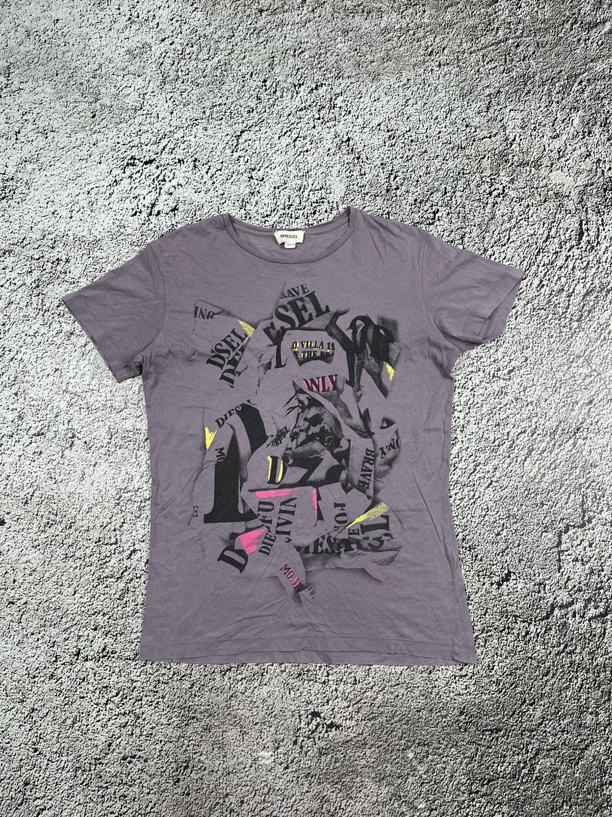 Diesel Vintage Y2K Diesel big logo t shirt streetwear size M Size US M / EU 48-50 / 2 - 1 Thumbnail