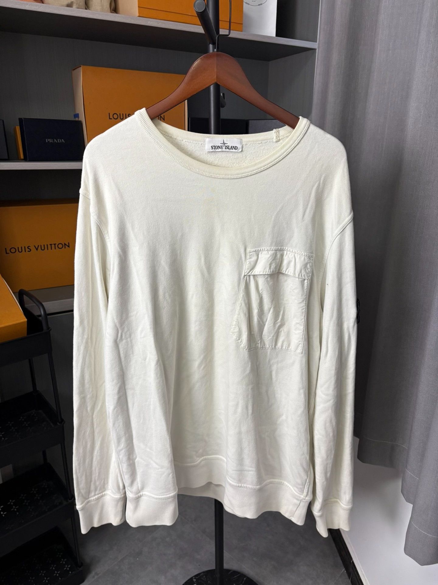 Stone Island Stone Island White Hoodie XXXL Men Size US XXL / EU 58 / 5 - 1 Thumbnail