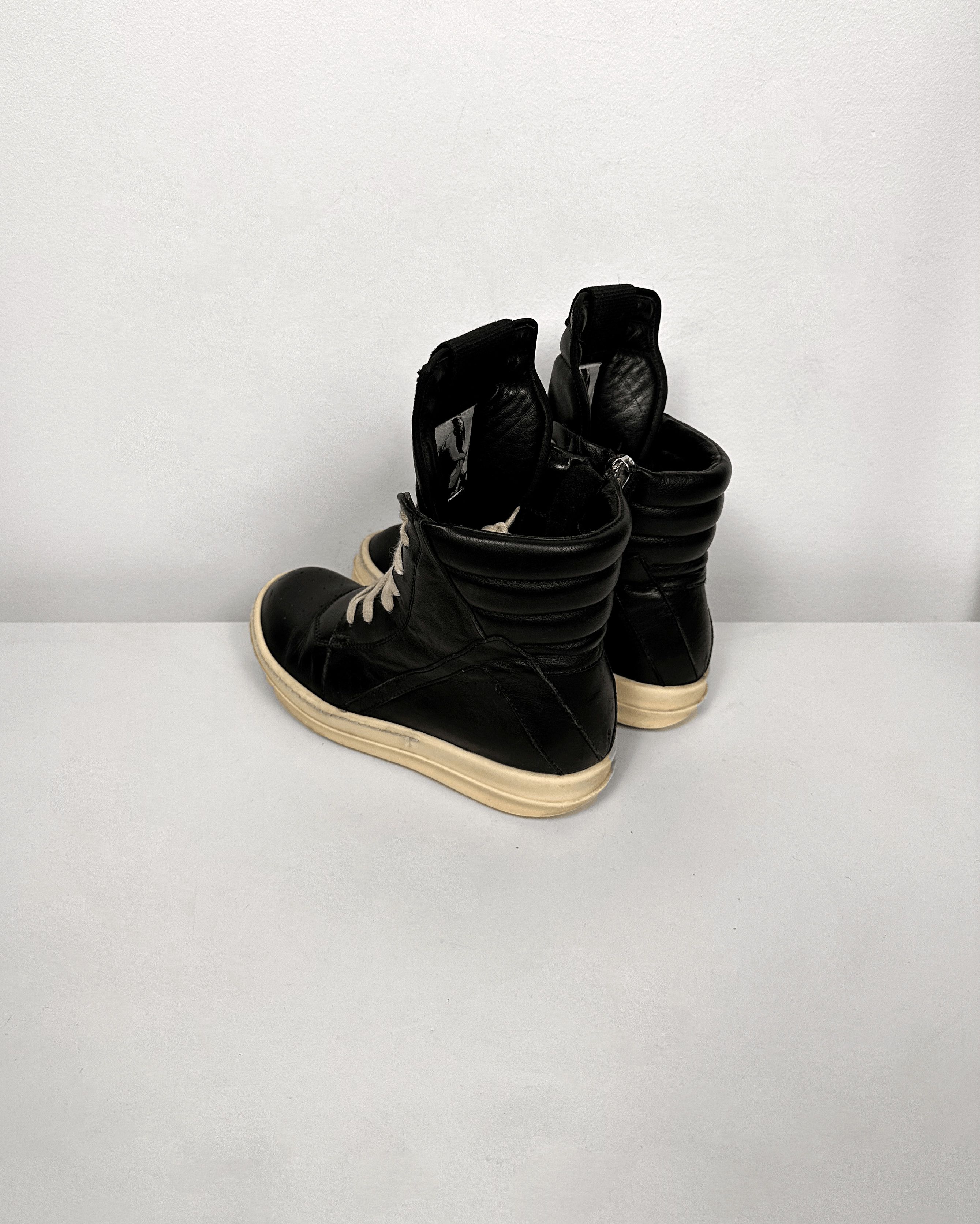 Rick Owens Rick Owens Black Milk Geobasket Size US 5 / IT 35 - 2 Thumbnail
