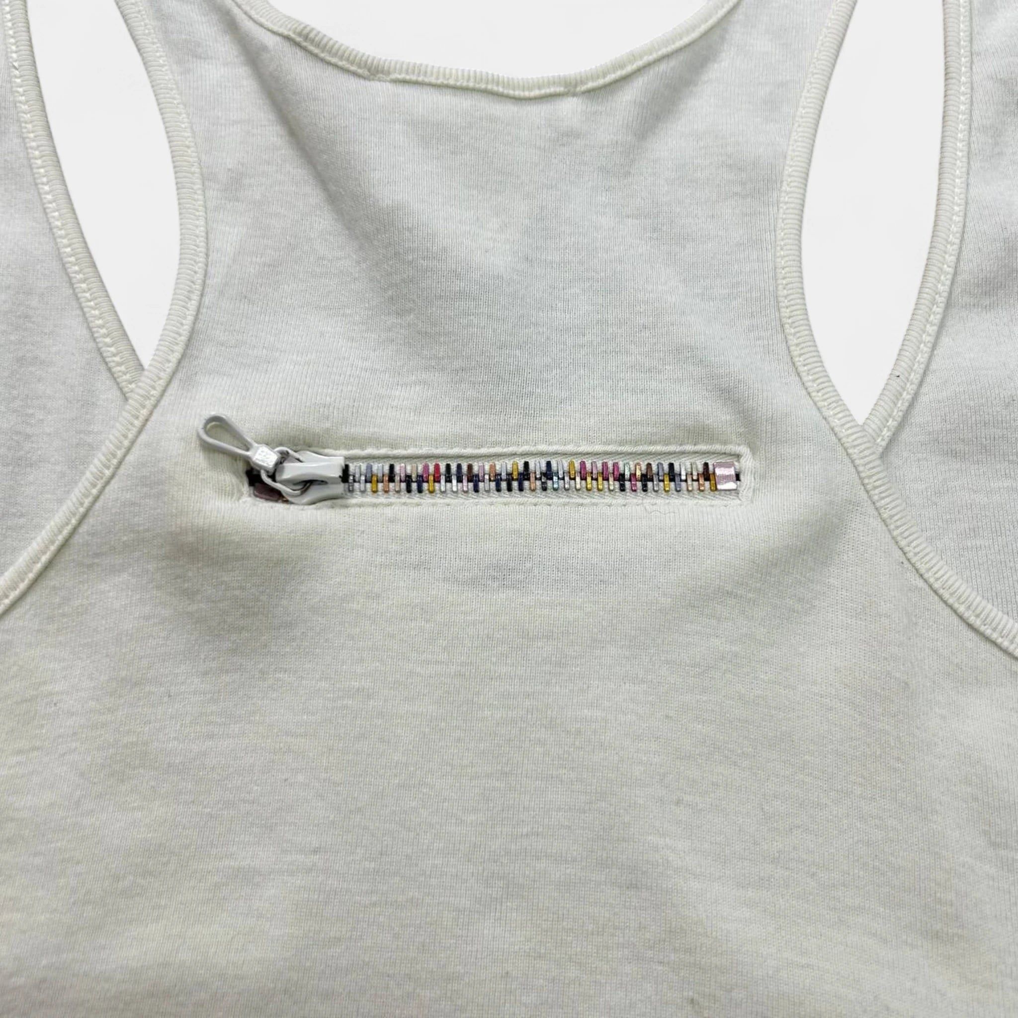 Chloe Chloé SS01 by Stella McCartney "Valentine" Zipper Tank Top Size S / US 4 / IT 40 - 4 Thumbnail