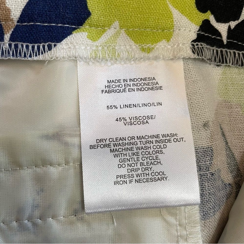Jones New York NWT New $90 Jones New York Floral Linen-blend Pant Size 10 Size 32" / US 10 / IT 46 - 8 Thumbnail