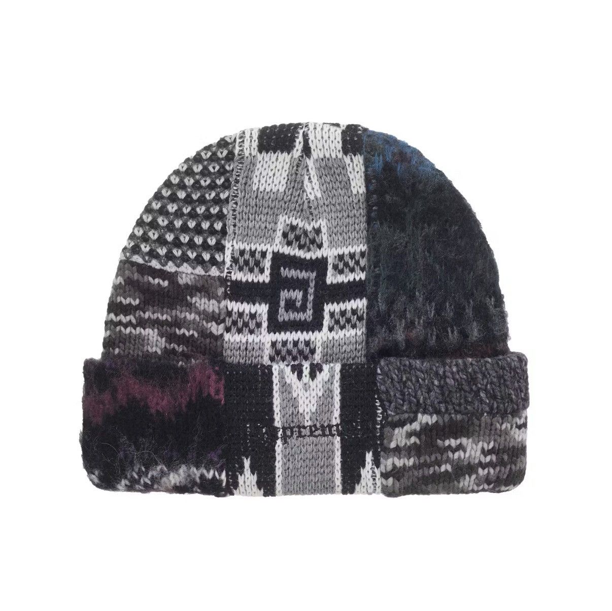 Supreme SS26 Supreme Patchwork Beanie - Black | Grailed