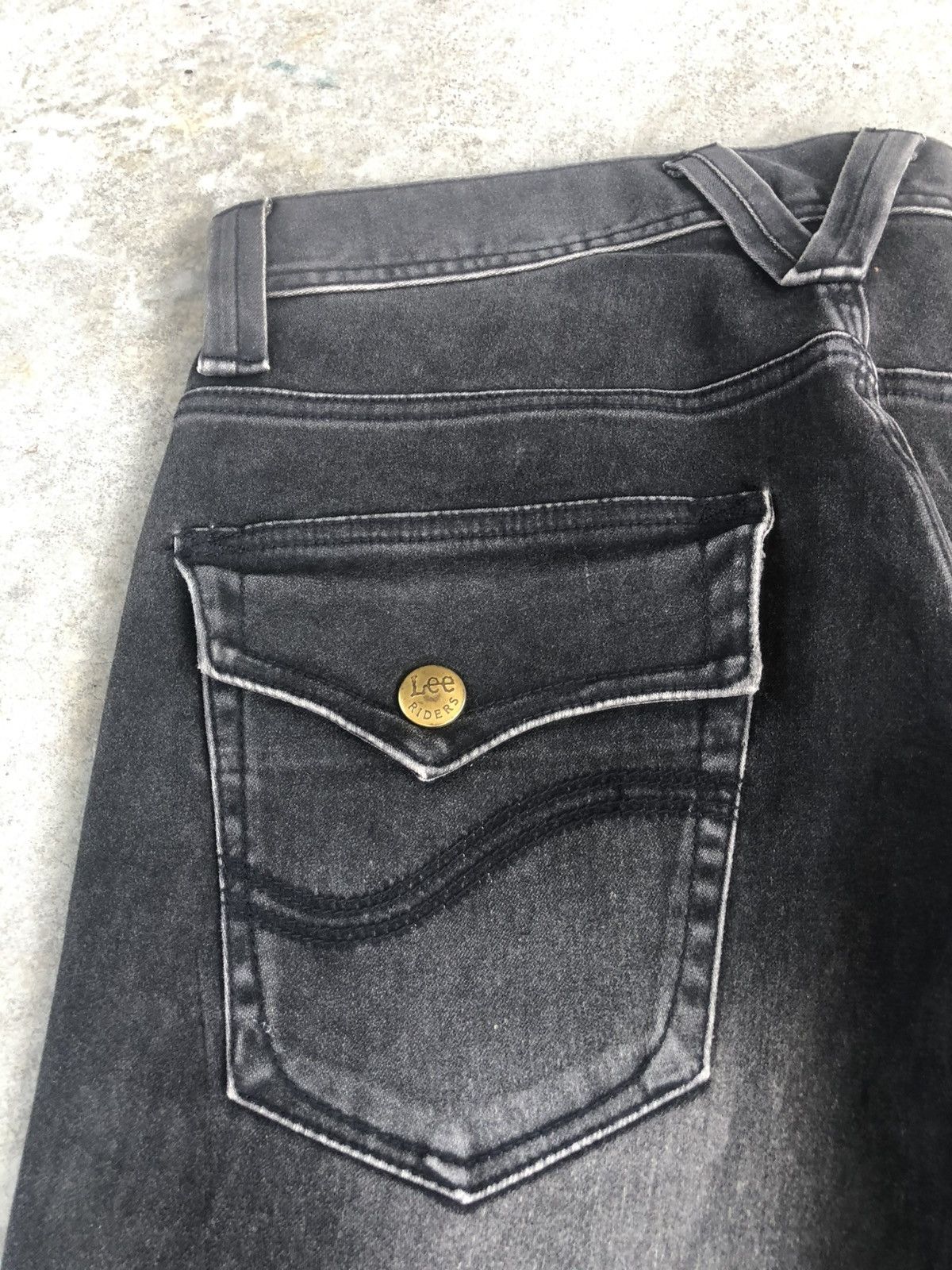 Lee Japanese Lee Flared Jeans Distressed Jeans Suede Size US 32 / EU 48 - 17 Thumbnail