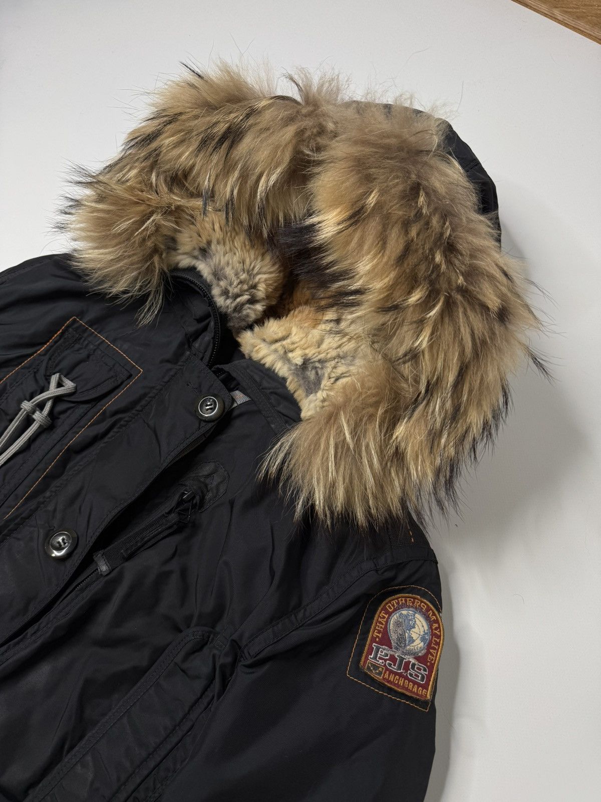 Parajumpers PJS Parajumpers fur Down jacket 210 squadron parka luxury Size S / US 4 / IT 40 - 2 Thumbnail