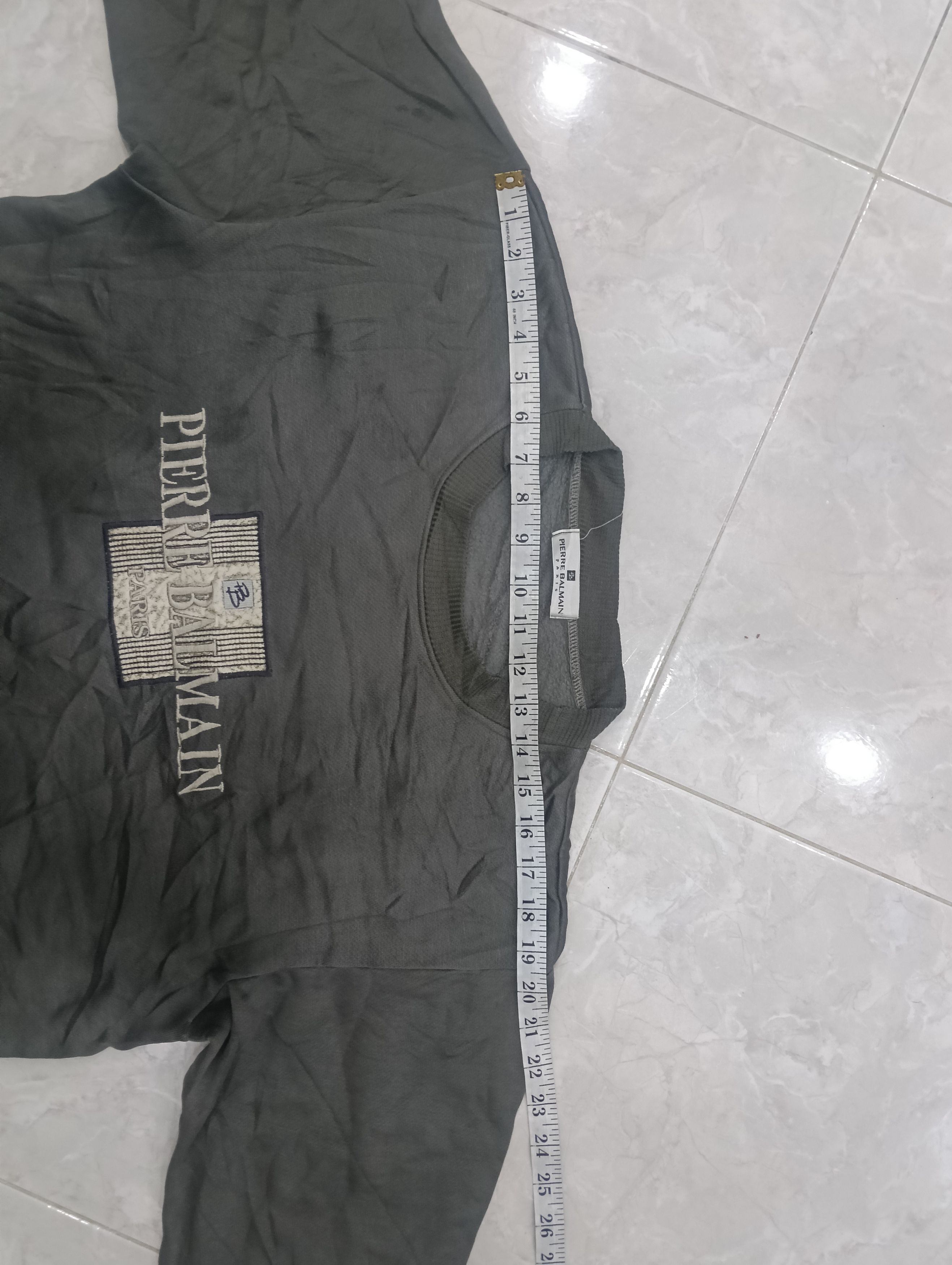 Balmain Vintage Piere Balmain Sweat Spellout Size US L / EU 52-54 / 3 - 9 Thumbnail