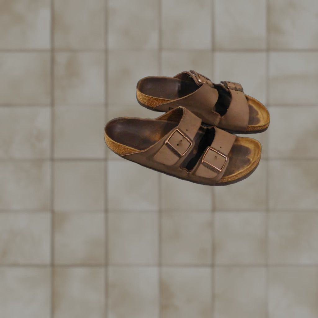 Birkenstock Birkenstock Arizona Sandal Leather Mocca Brown Women Outdoors 40 Arizona Leather Slide Flat Sandal Women Brown Outdoor Spring Summer Casual Size US 7 / IT 37 - 1 Thumbnail