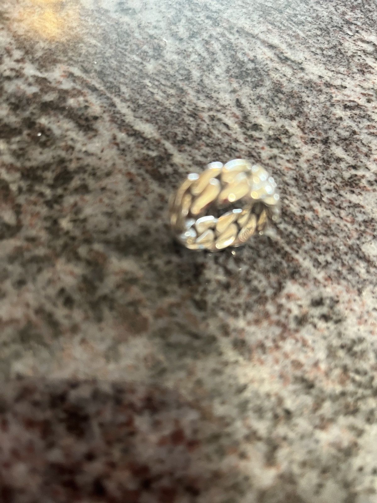 Other Miami Cuban link sterling silver pinky ring Size ONE SIZE - 2 Thumbnail