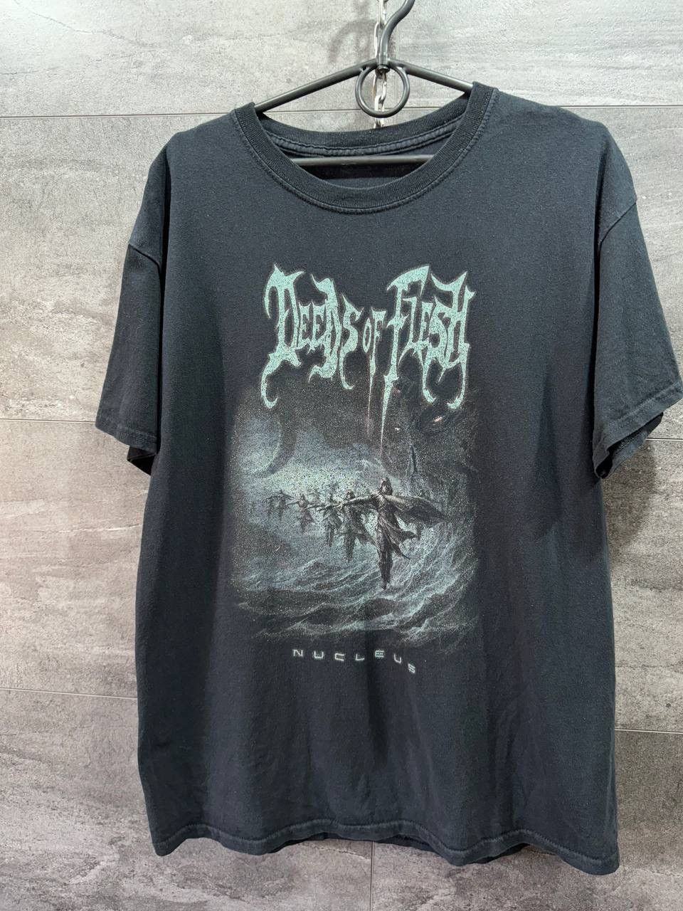 Band Tees Vintage DEEDS OF FLESH Nucleus T-Shirt Black Size US M / EU 48-50 / 2 - 1 Thumbnail