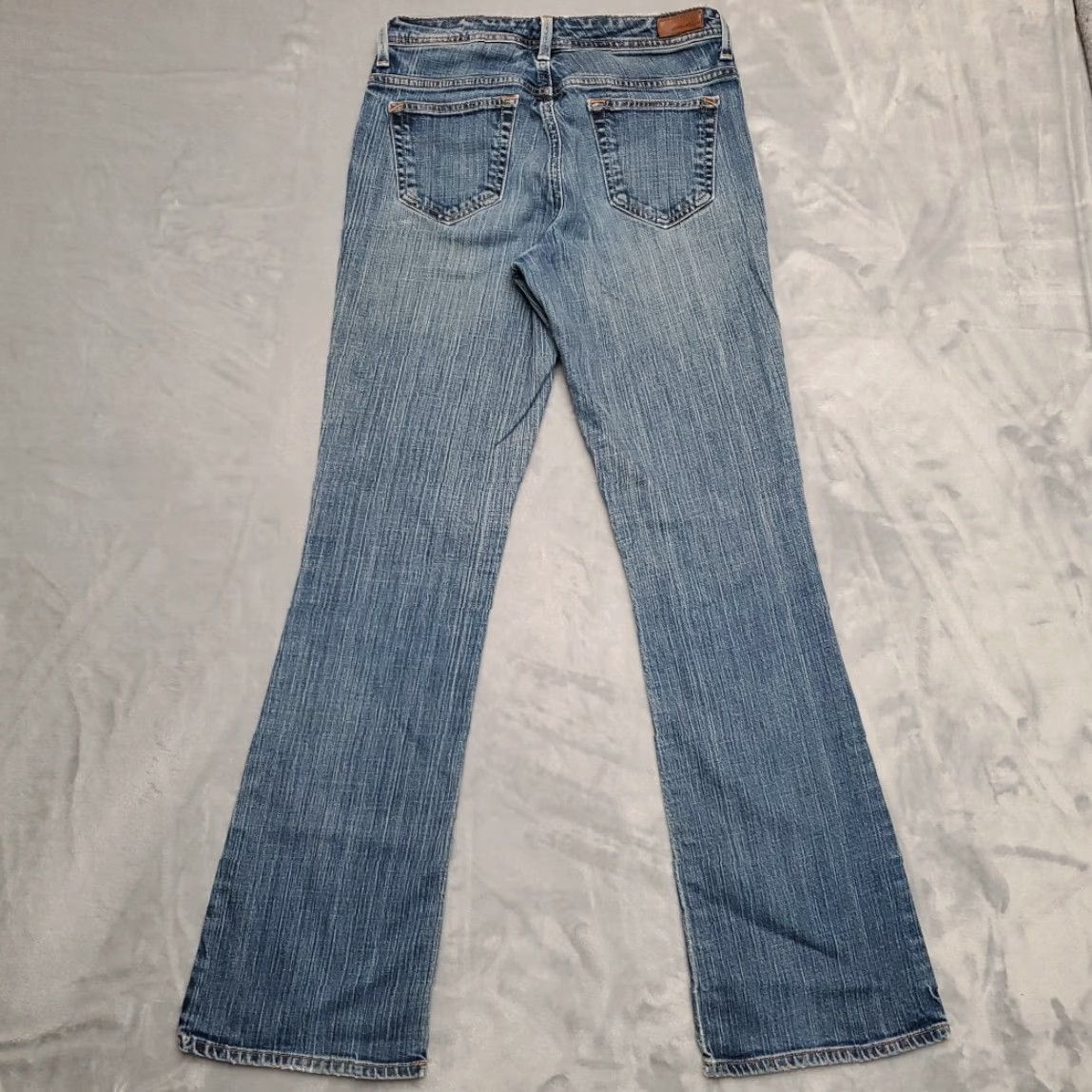 Eddie Bauer VINTAGE Eddie Bauer Jeans Womens 2 Faded Blue Denim Bootcut Everyday Comfort Pants VTG Size 26" / US 2 / IT 38 - 6 Thumbnail