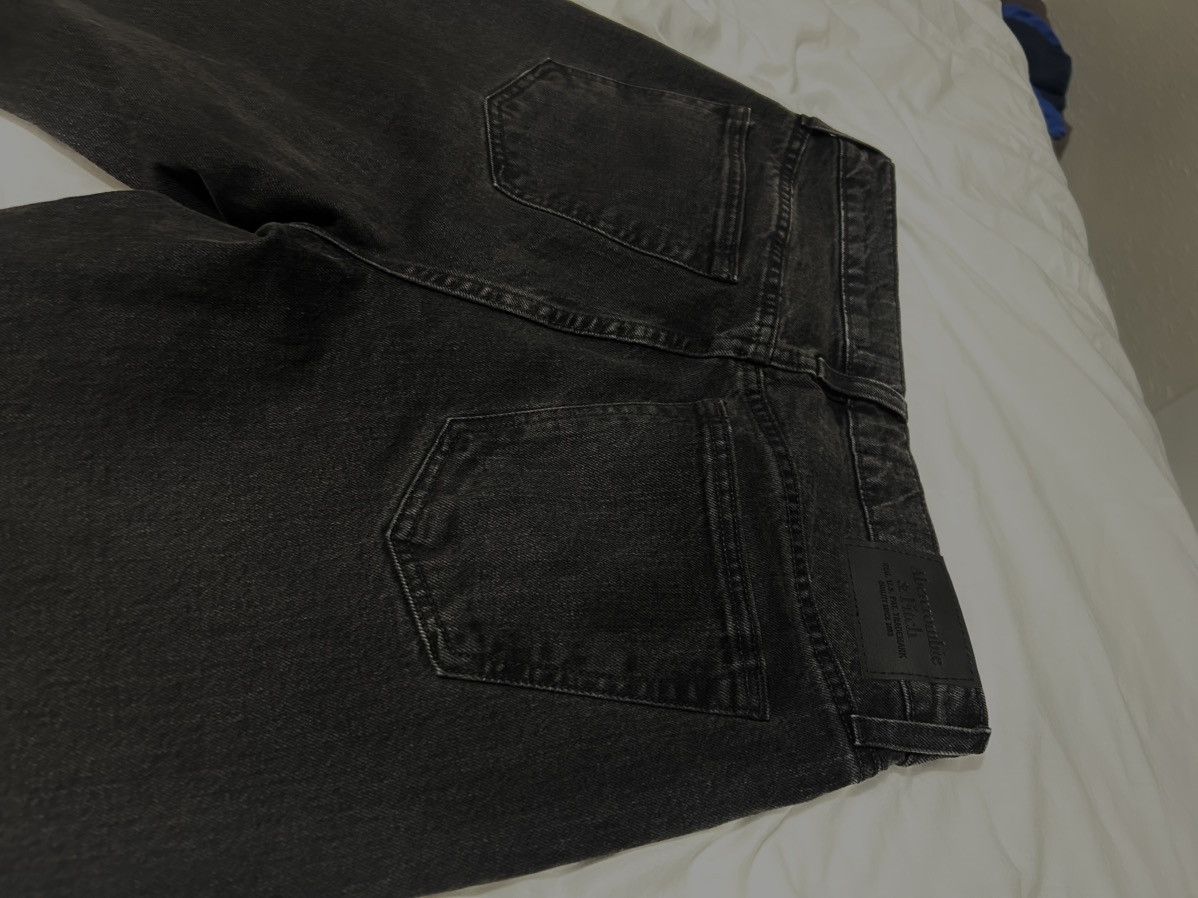 Abercrombie & Fitch Abercrombie & Fitch Black Athletic Loose Jeans Size US 30 / EU 46 - 3 Thumbnail