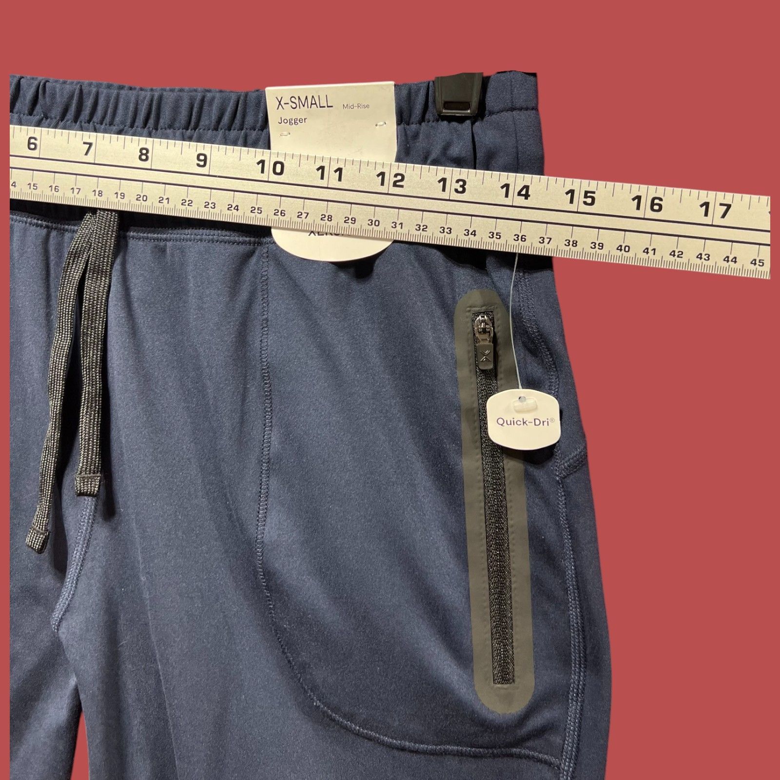 Other Xersion - Women's Mid-Rise Jogger Pants - Comfortable Fit - Size 28" / US 6 / IT 42 - 5 Thumbnail