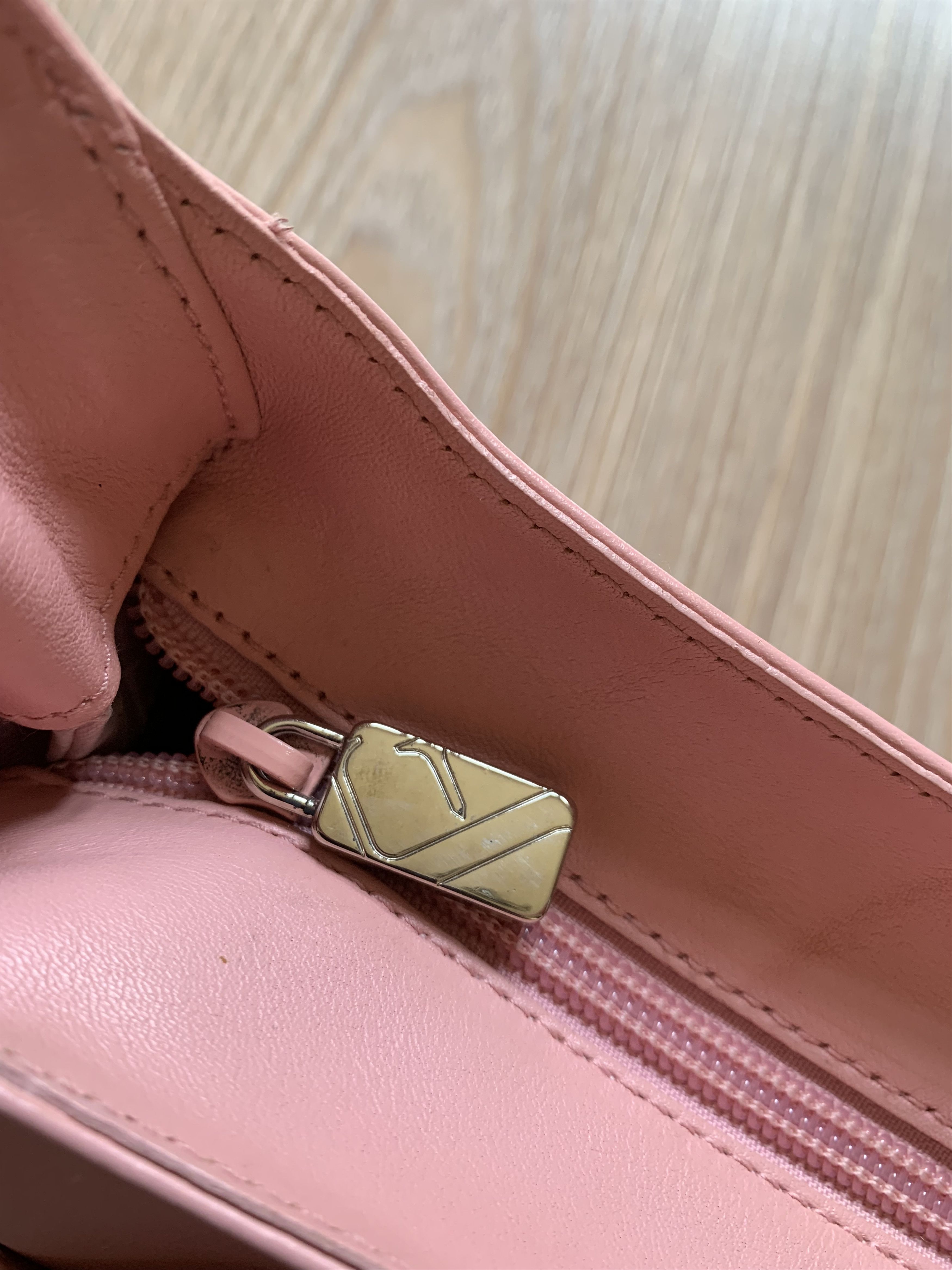 Designer Furla Rare Luxury Pink Leather Mini Bag Size ONE SIZE - 13 Thumbnail