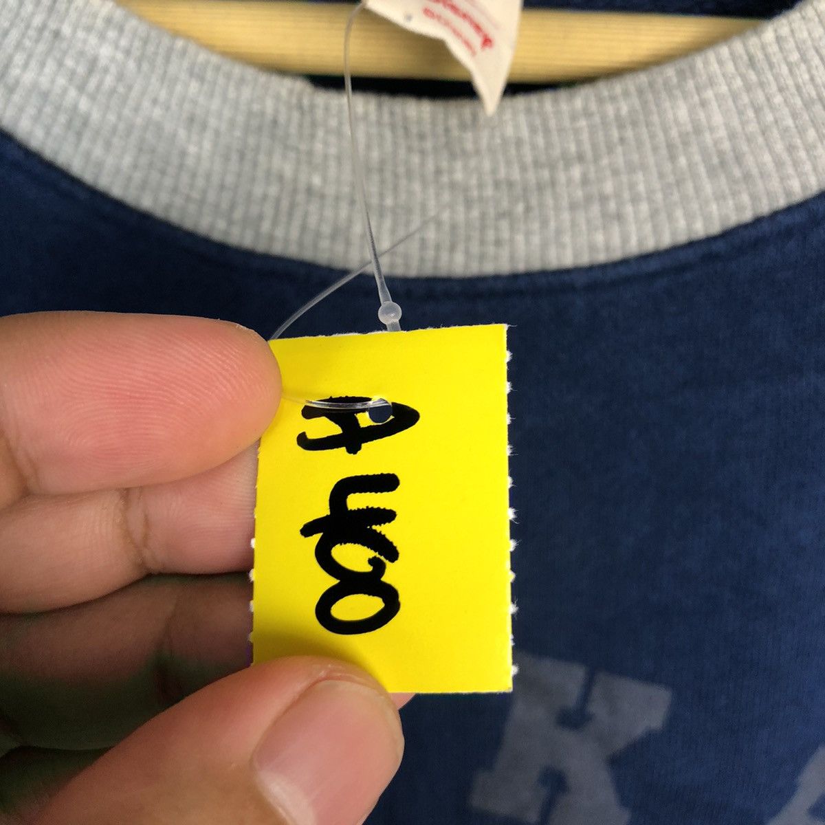 Disney × Mickey Mouse Disney Mickey Mouse Blue Sweatshirt #A400 Size L / US 10 / IT 46 - 10 Thumbnail