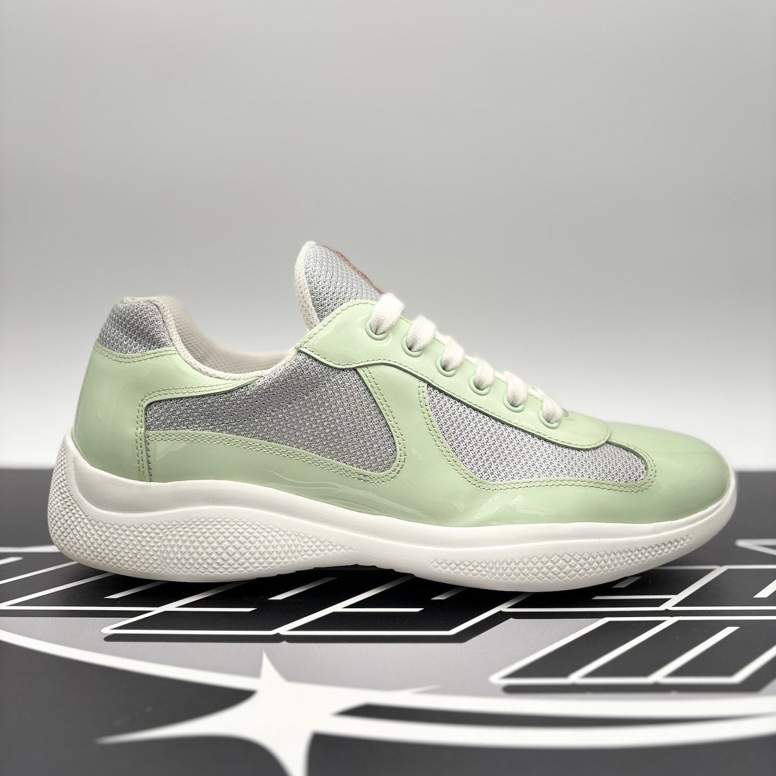 Prada Prada Americas Cup ' White Mint Silver ' | GREAT CONDITION! Size US 9 / EU 42 - 2 Thumbnail