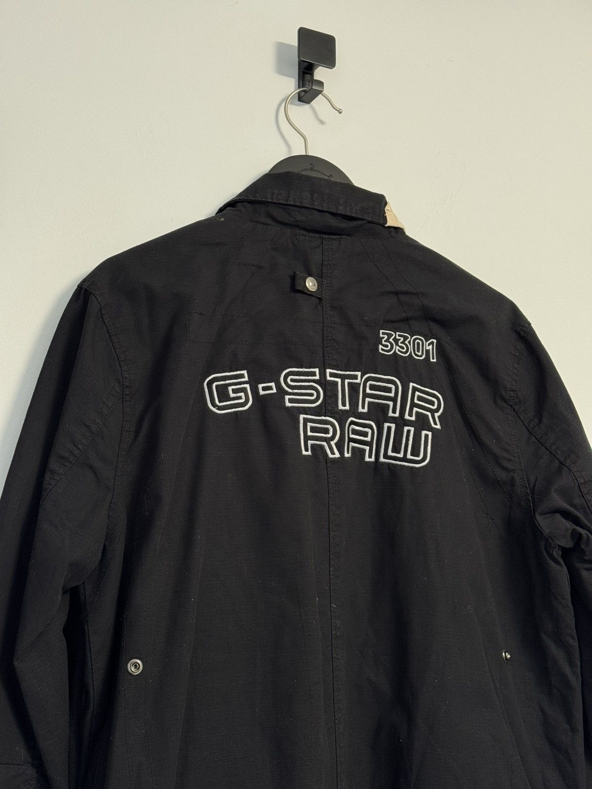 G-Star G-Star Raw Mens Multi Pocket Military Jacket Black Canvas Size US M / EU 48-50 / 2 - 19 Thumbnail