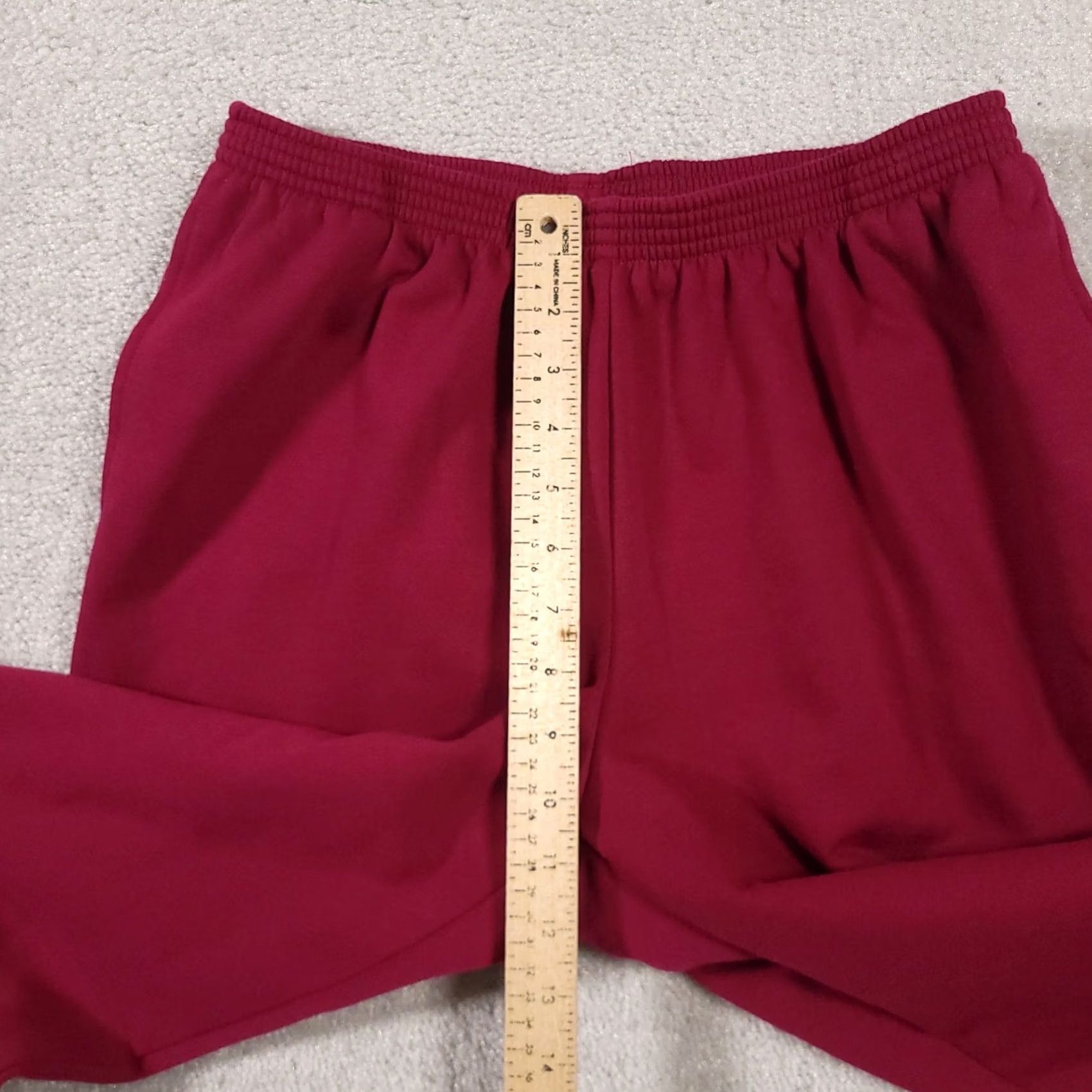Vintage VINTAGE Alfred Dunner Pants Women's 12 Red Sweatpants Polyester Blend Elastic Waist Size 34" / US 12 / IT 48 - 7 Thumbnail
