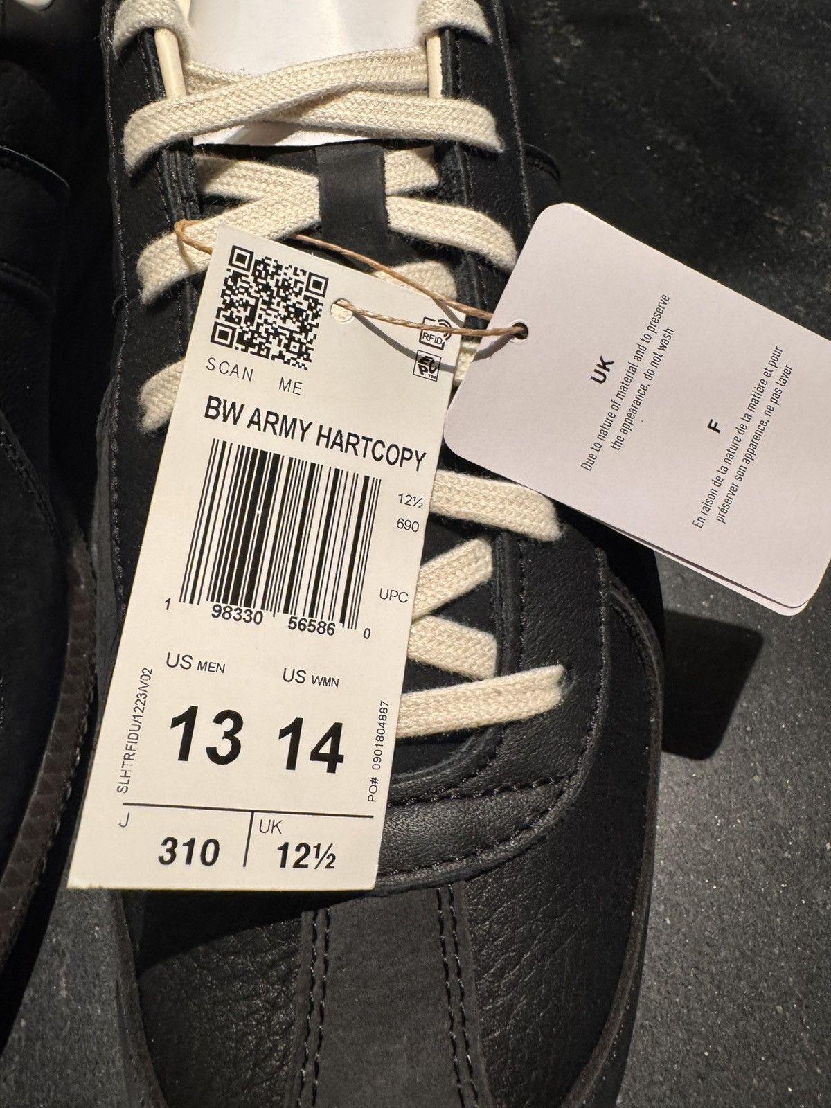 Adidas Adidas BW Army Hartcopy Black Size 13 Size US 13 / EU 46 - 3 Thumbnail