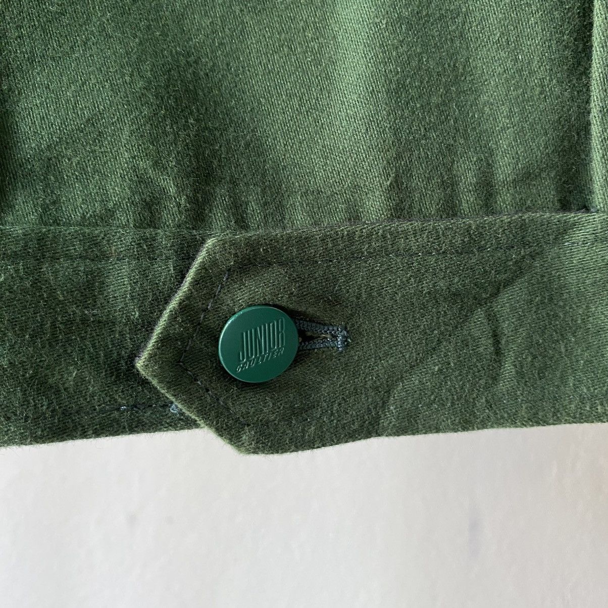 Jean Paul Gaultier JUNIOR GAULTIER Dark Green Cropped Utility Jacket Size XL / US 12-14 / IT 48-50 - 13 Thumbnail