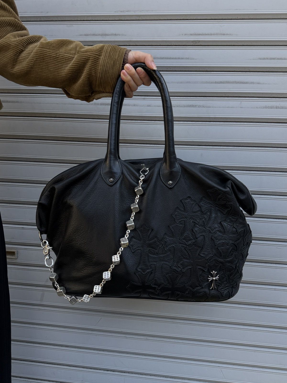 Chrome Hearts Chrome Hearts Leather Patch Boston Bag Size ONE SIZE - 1 Thumbnail
