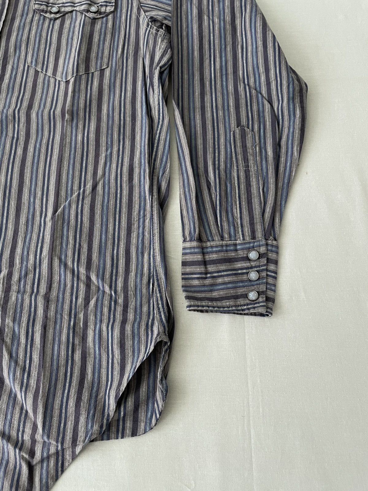 LVC LVC Levis Shorthorn Western Shirt Stripes Big E Japan Size US M / EU 48-50 / 2 - 4 Thumbnail