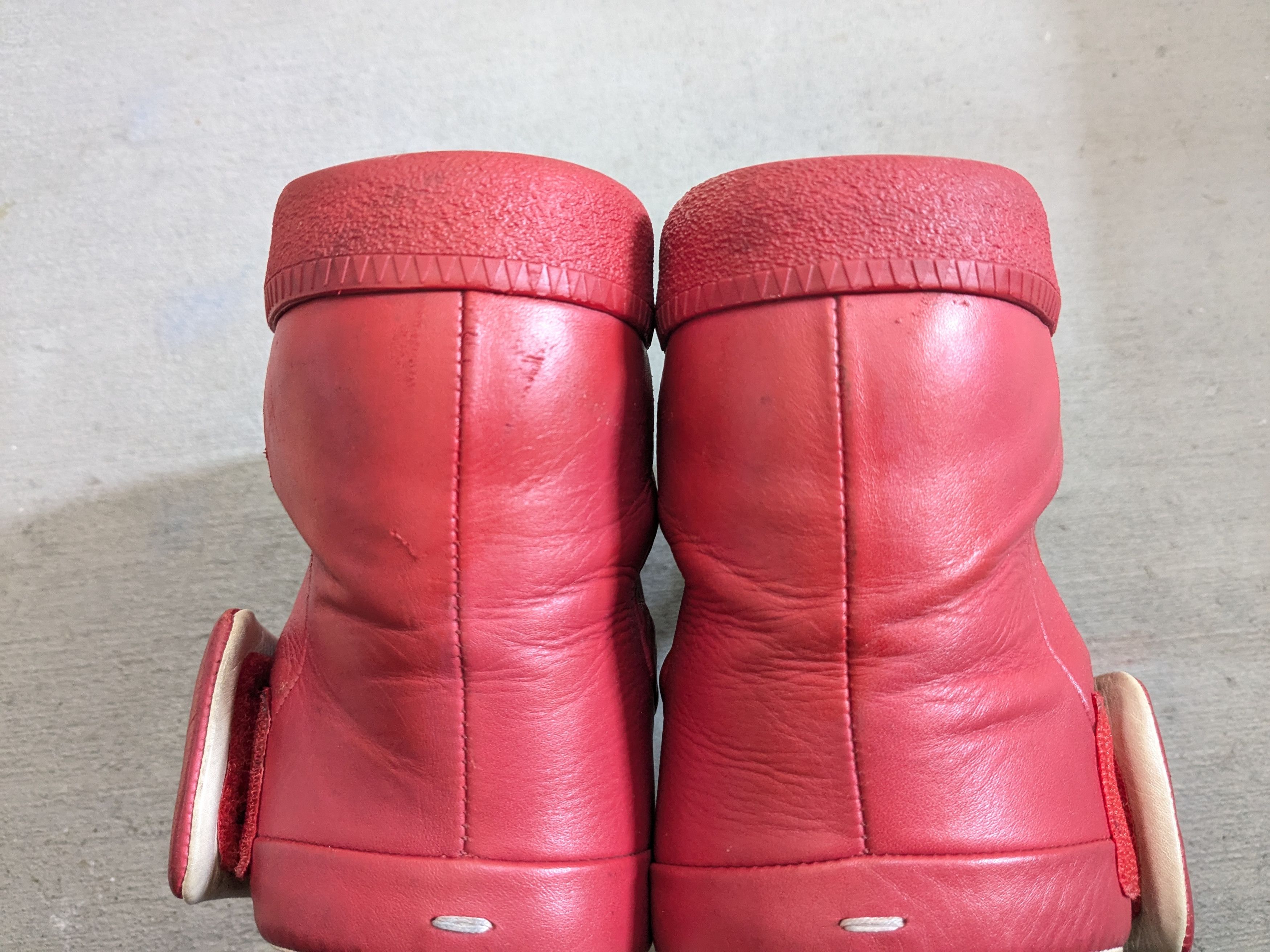 Maison Margiela Maison Margiela Future High Tops Red 9.5 42.5 High Leather Size US 9.5 / EU 42-43 - 18 Thumbnail