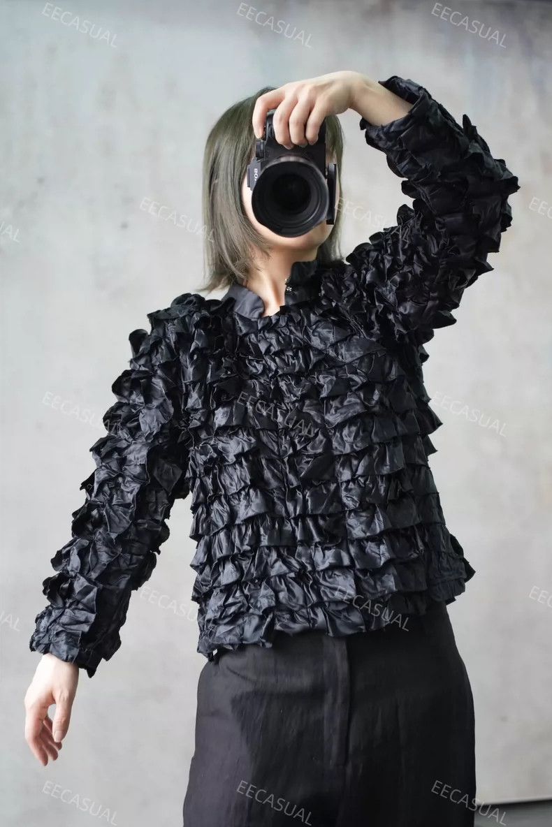 Comme des Garcons Comme Des Garcons Black Chinese-style pinched sea urchin j Size M / US 6-8 / IT 42-44 - 2 Thumbnail