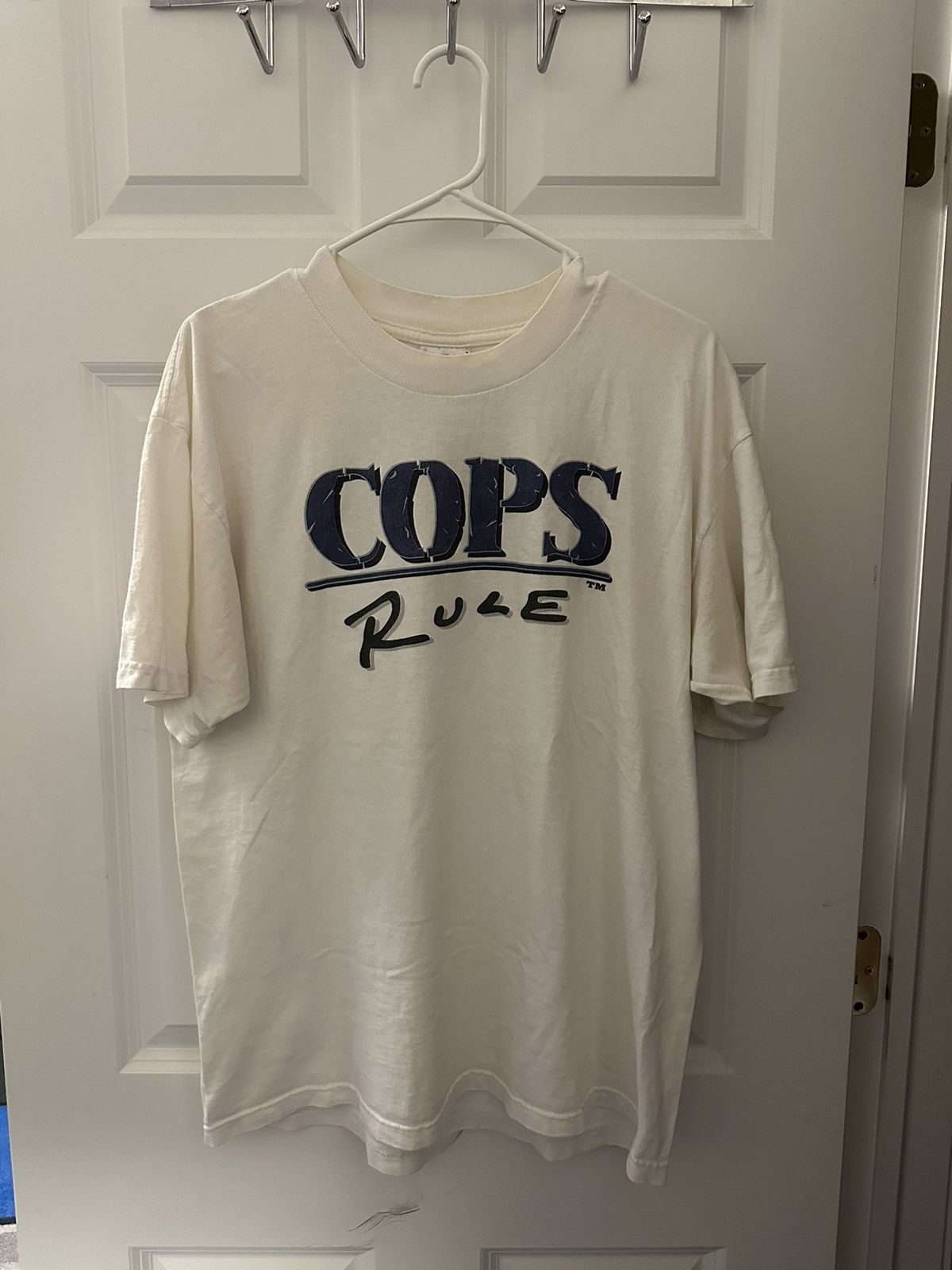 Vintage Vintage Cops Rule Tee Size US L / EU 52-54 / 3 - 1 Thumbnail