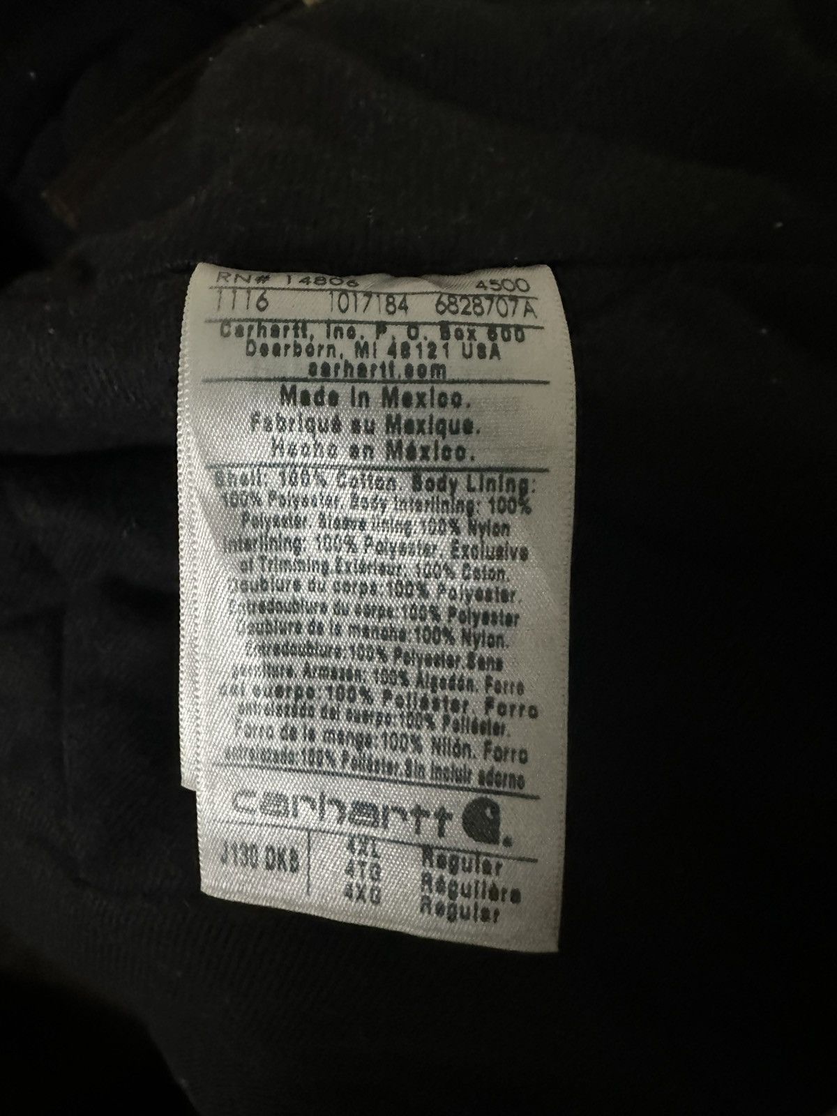 Carhartt Carhartt Hooded Jacket Size US XXL / EU 58 / 5 - 7 Thumbnail