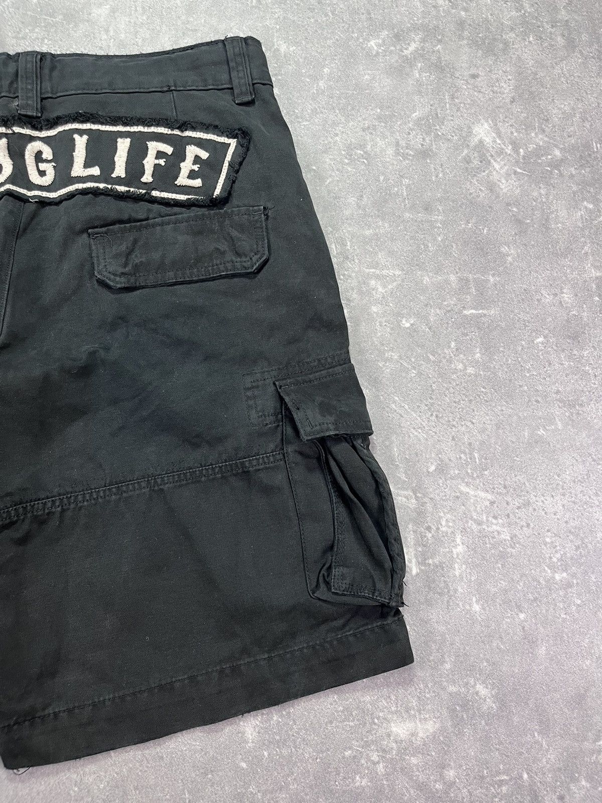 JNCO Thug Life Vintage Baggy Cargo Shorts Jorts 36 Rare Size US 36 / EU 52 - 10 Thumbnail