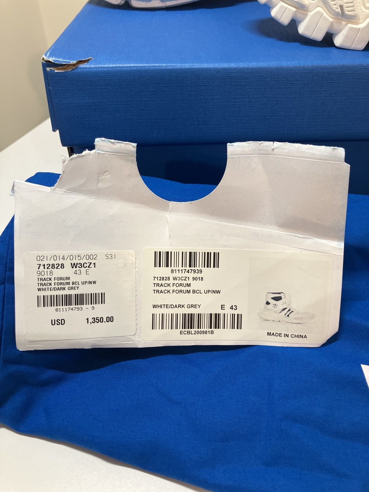 Adidas × Balenciaga Track Hike Sneakers - New Size US 10 / EU 43 - 10 Thumbnail