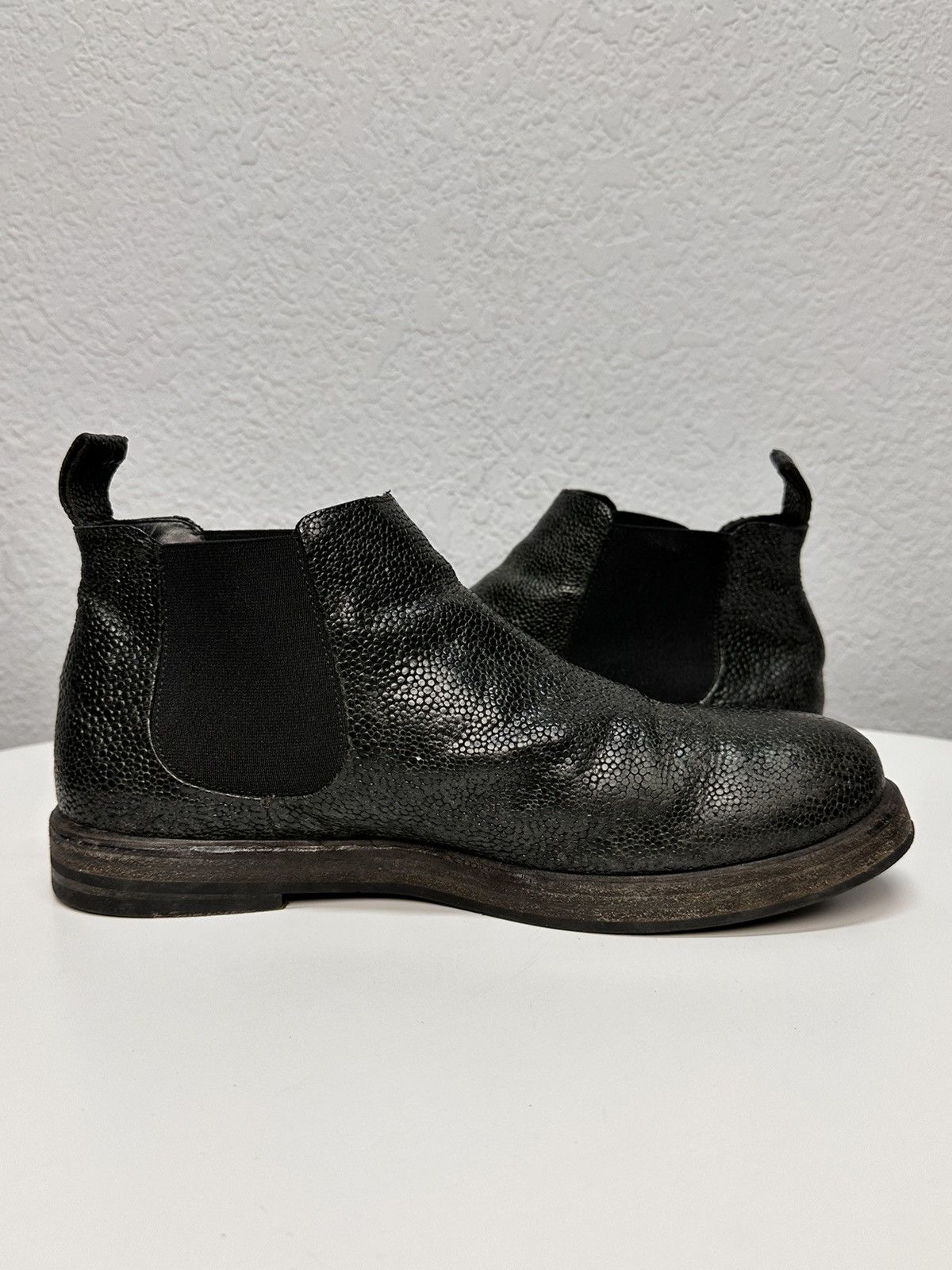 Rundholz VINTAGE LEATHER BOOTS AS 98 STYLE GUIDI HANDMADE JAPAN GOA Size US 8 / EU 41 - 6 Thumbnail