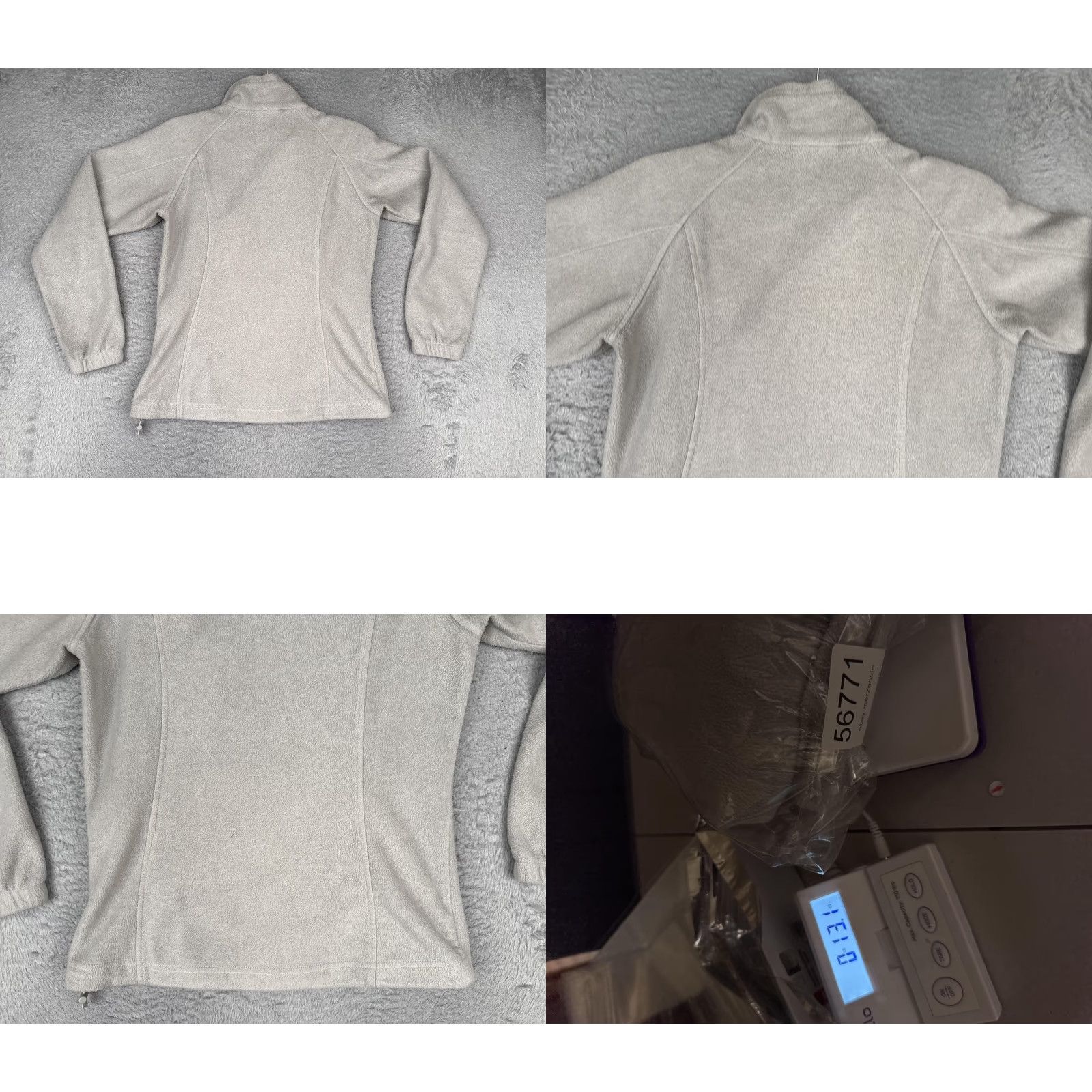 Vintage Columbia Jacket Womens Small Gray Fleece Full Zip Outdoor Hiking Stands Mock Neck Casual Travel Men's? Size S / US 4 / IT 40 - 10 Thumbnail