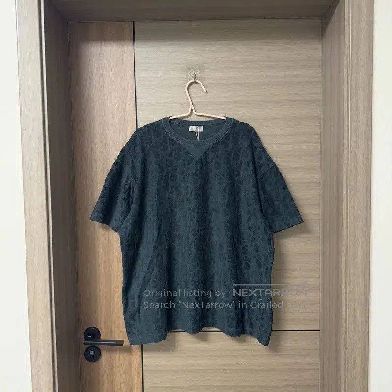 Dior Dior Men's XL Charcoal Cotton T-Shirt . Size US XL / EU 56 / 4 - 1 Thumbnail