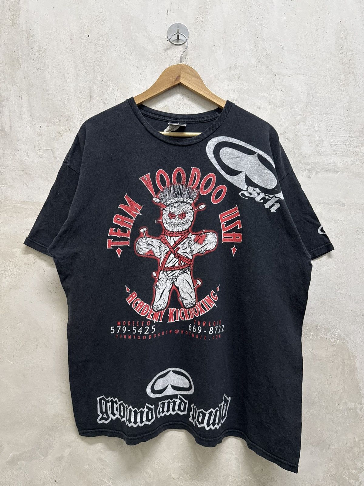 Vintage 2000s Voodoo Doll “ground and pound” SRH Skateboard Tee Size US XL / EU 56 / 4 - 3 Thumbnail