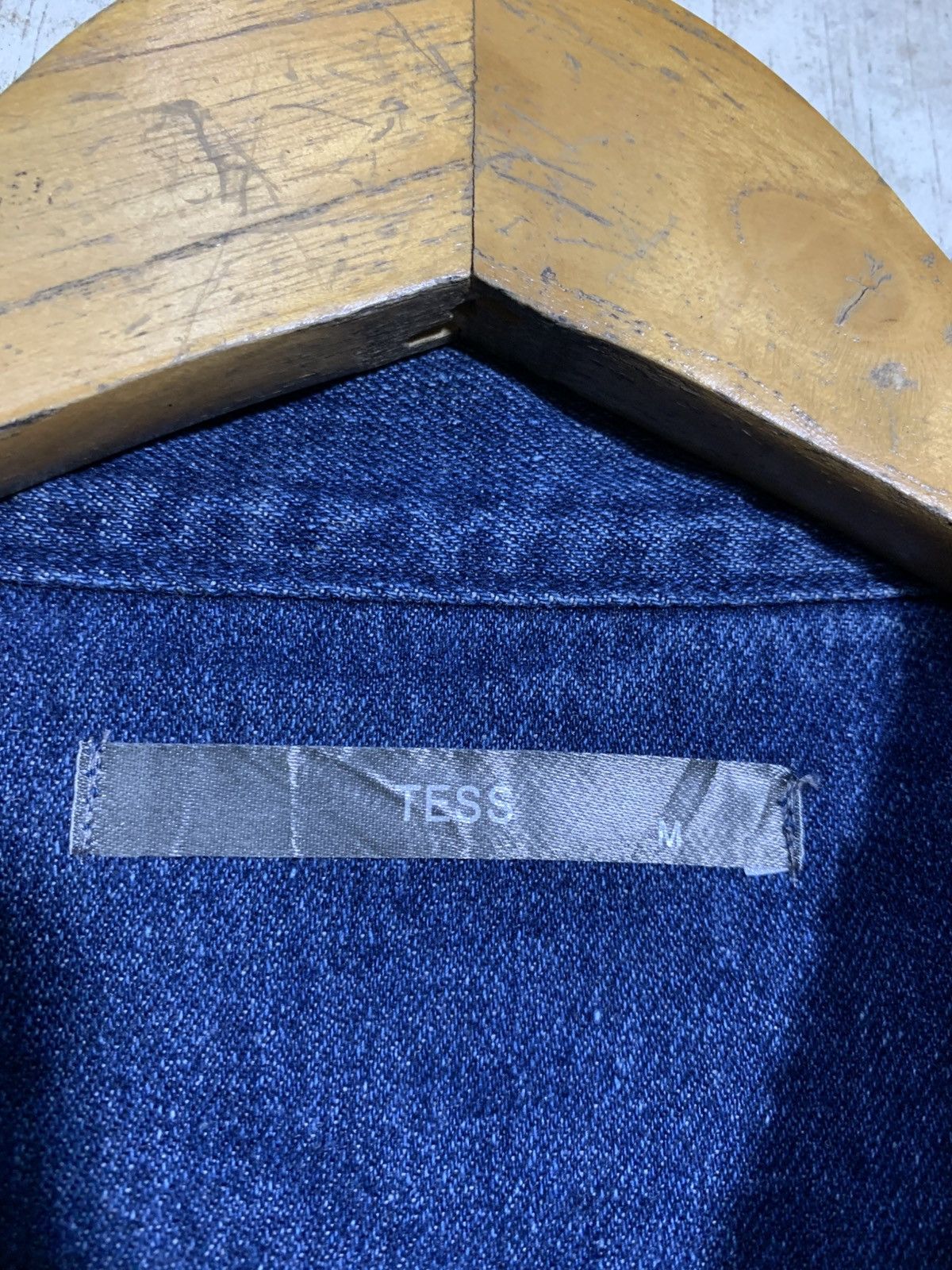 Japanese Brand 🔥TESS DENIM TEARS BLUE JACKETS Size US L / EU 52-54 / 3 - 9 Thumbnail