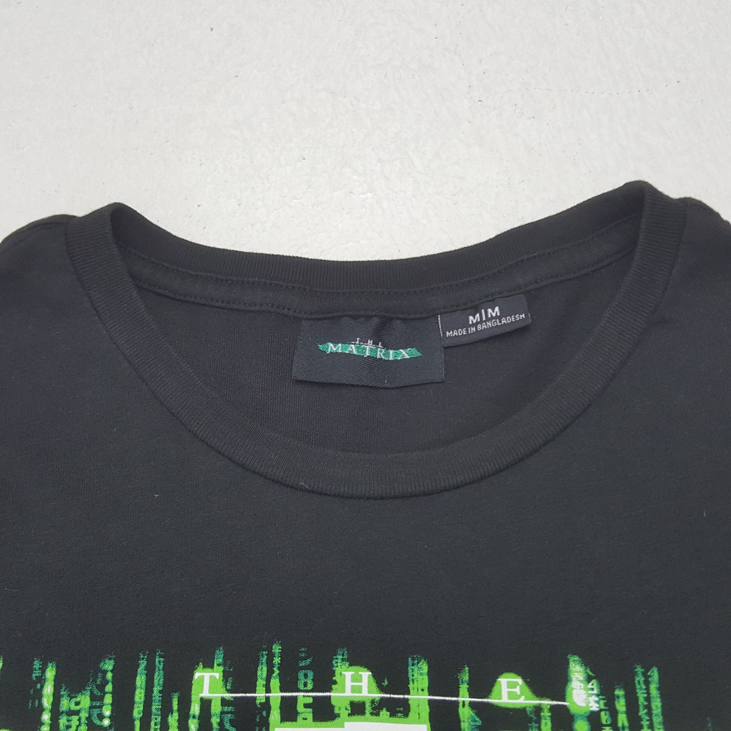 Vintage Vintage The Matrix American Action Movie Tshirt C285N39 Size US M / EU 48-50 / 2 - 4 Thumbnail