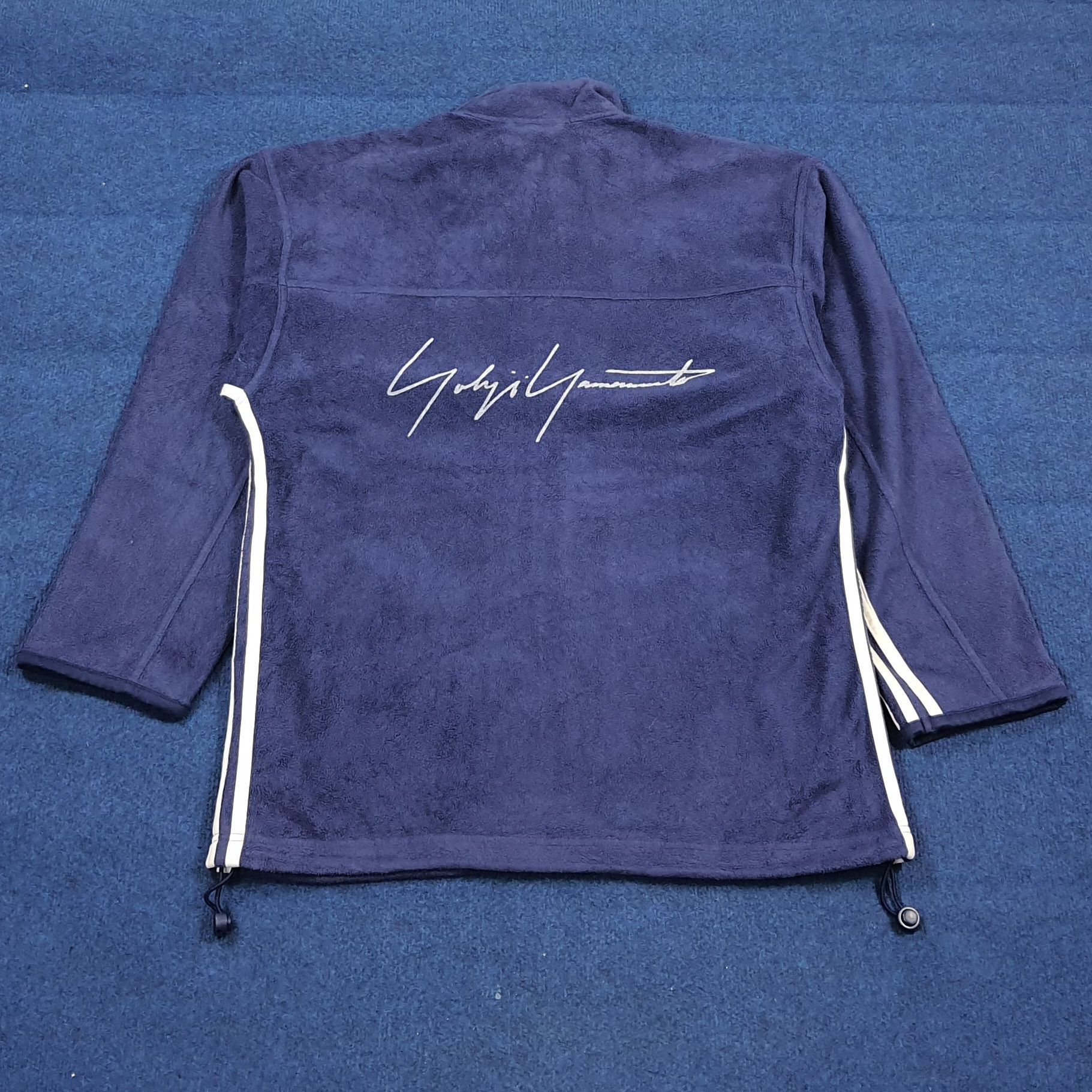 Adidas Vintage 90s Adidas Track Jacket Fleece Full Zip Custom Y's Size US L / EU 52-54 / 3 - 4 Thumbnail