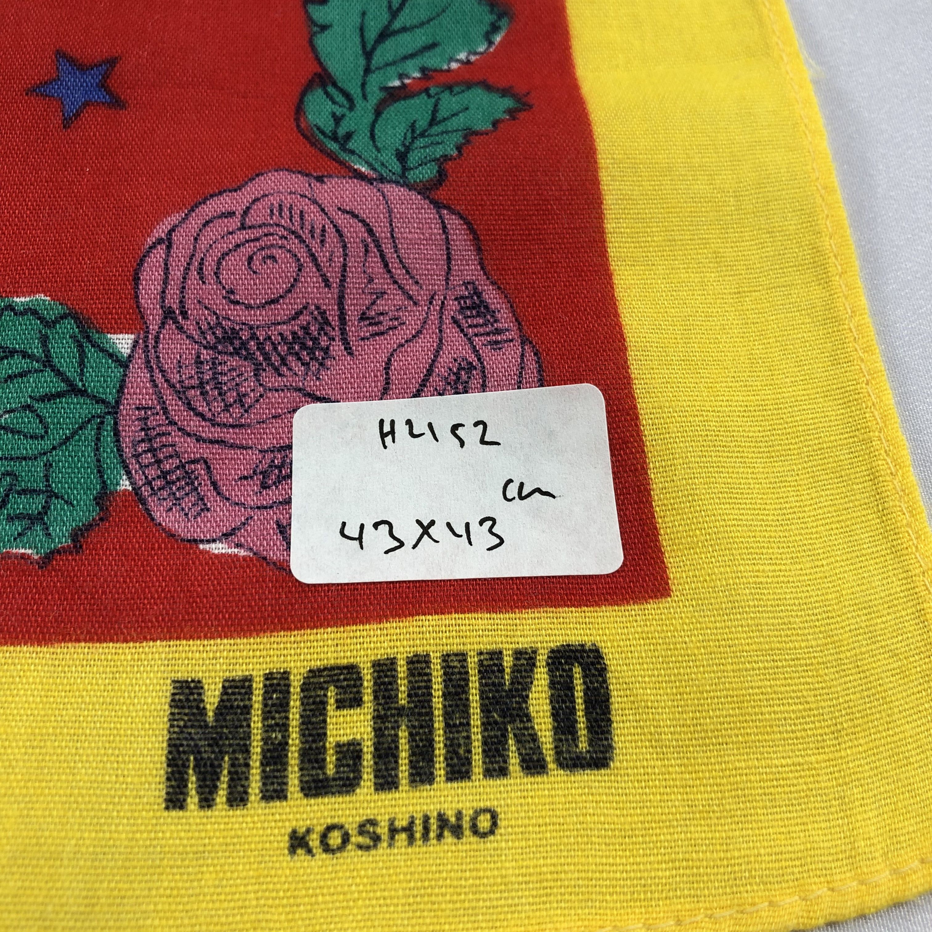 Michiko Koshino Michiko Koshino Handkerchief Neckerchief Bandana H2152 Size ONE SIZE - 6 Thumbnail
