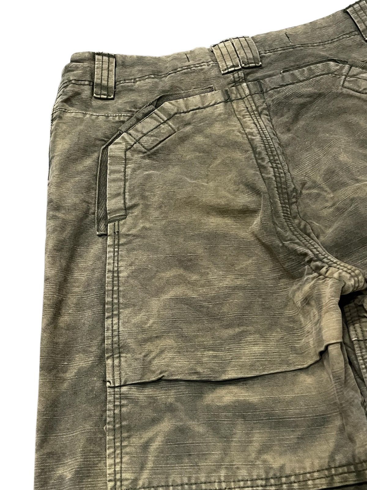 Japanese Brand × Le Grande Bleu (L.G.B.) 3.Q.L Japan Double Knee Claws Mark Shadow Wash Denim Pants Size US 28 / EU 44 - 21 Thumbnail
