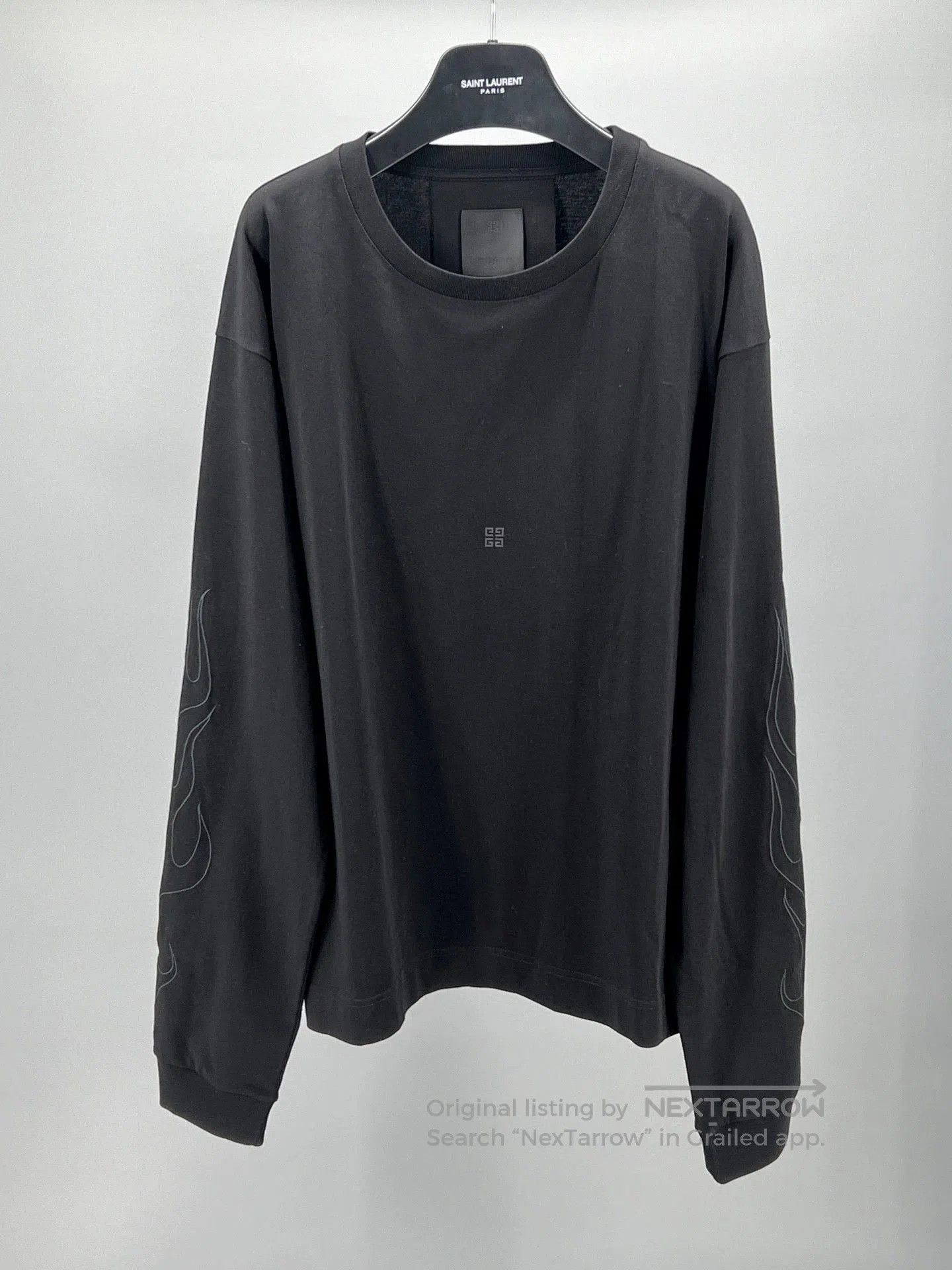 Givenchy givenchy black cotton graphic long sleeve t-shirt. Size US M / EU 48-50 / 2 - 1 Thumbnail