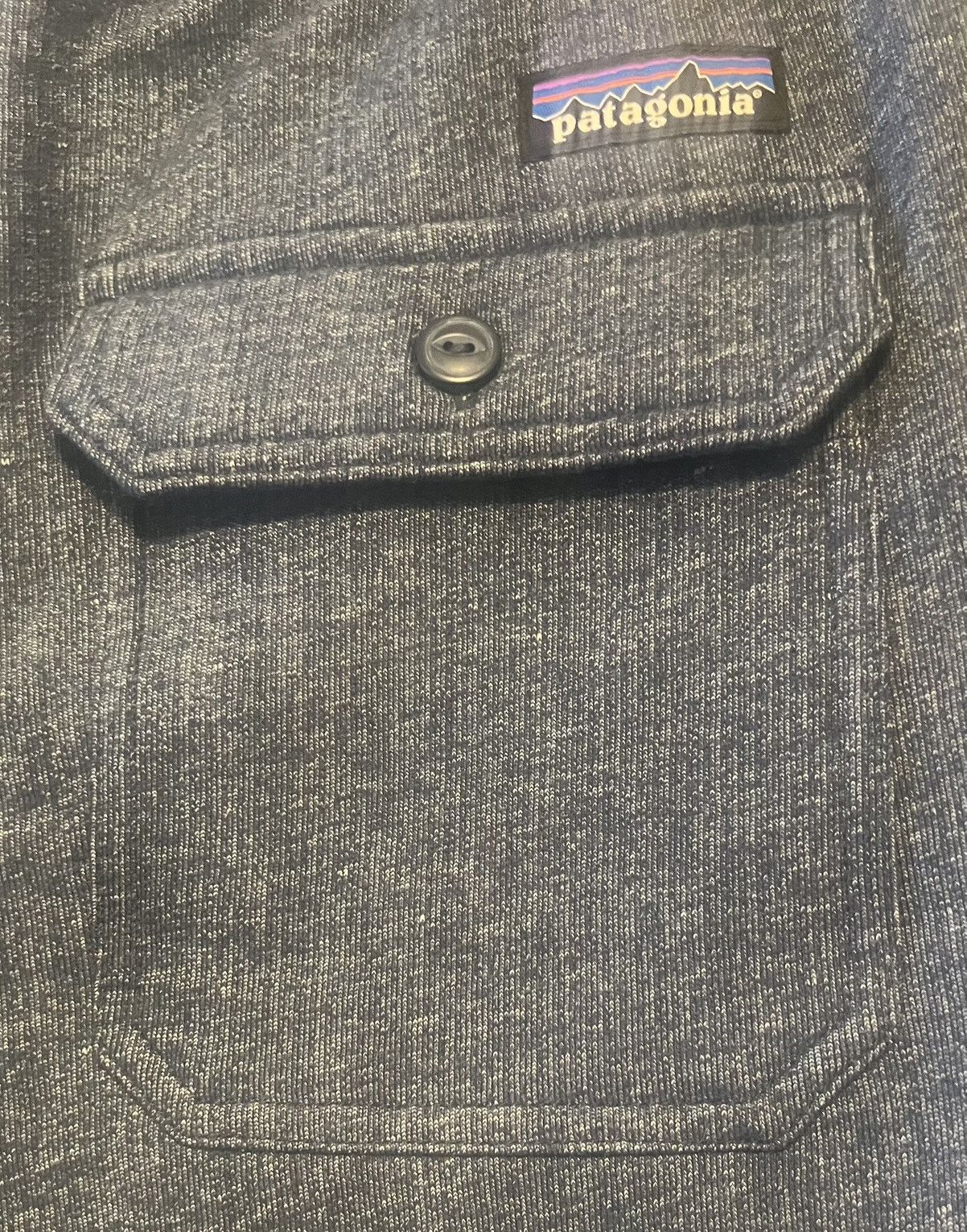 Authentic Patagonia men’s Mahnya fleece shorts new navy med